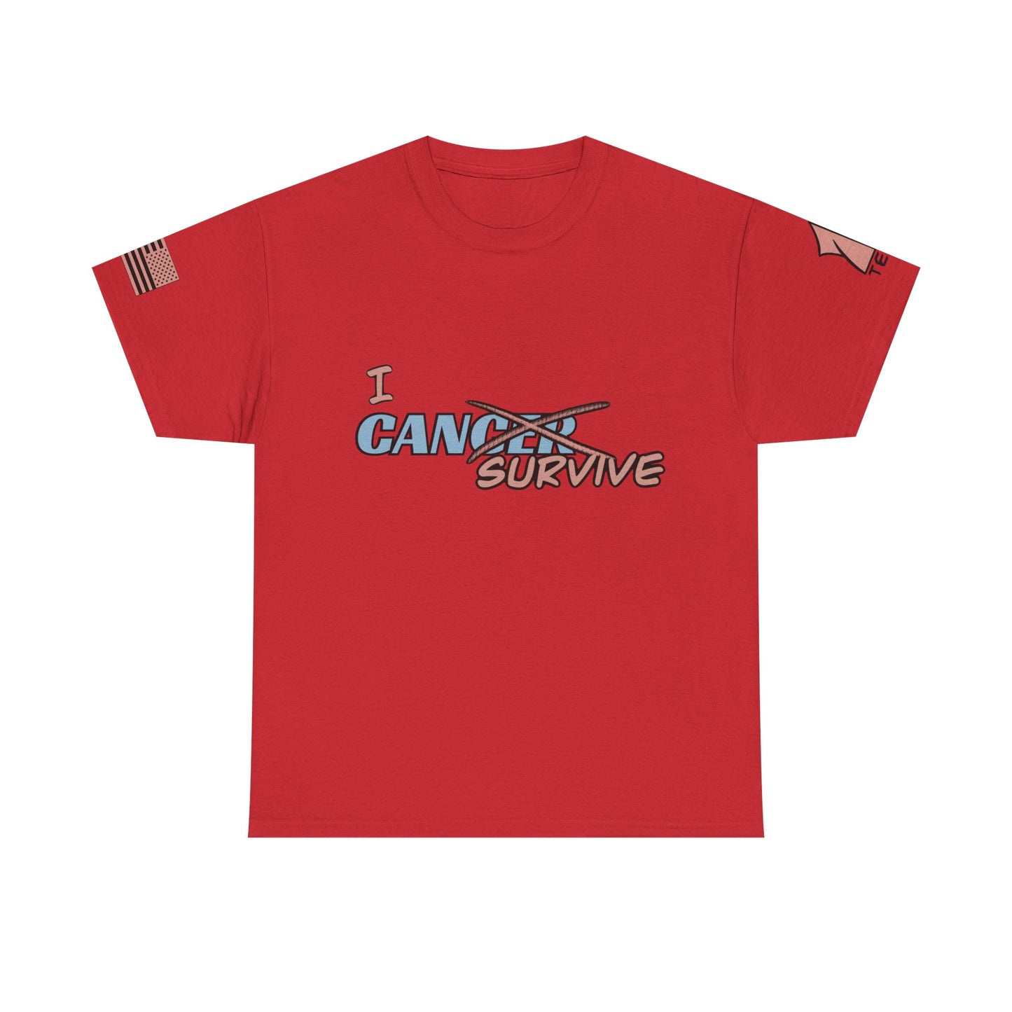 Can Survive Unisex Heavy Cotton Tee - Celebrate Strength and Resilience