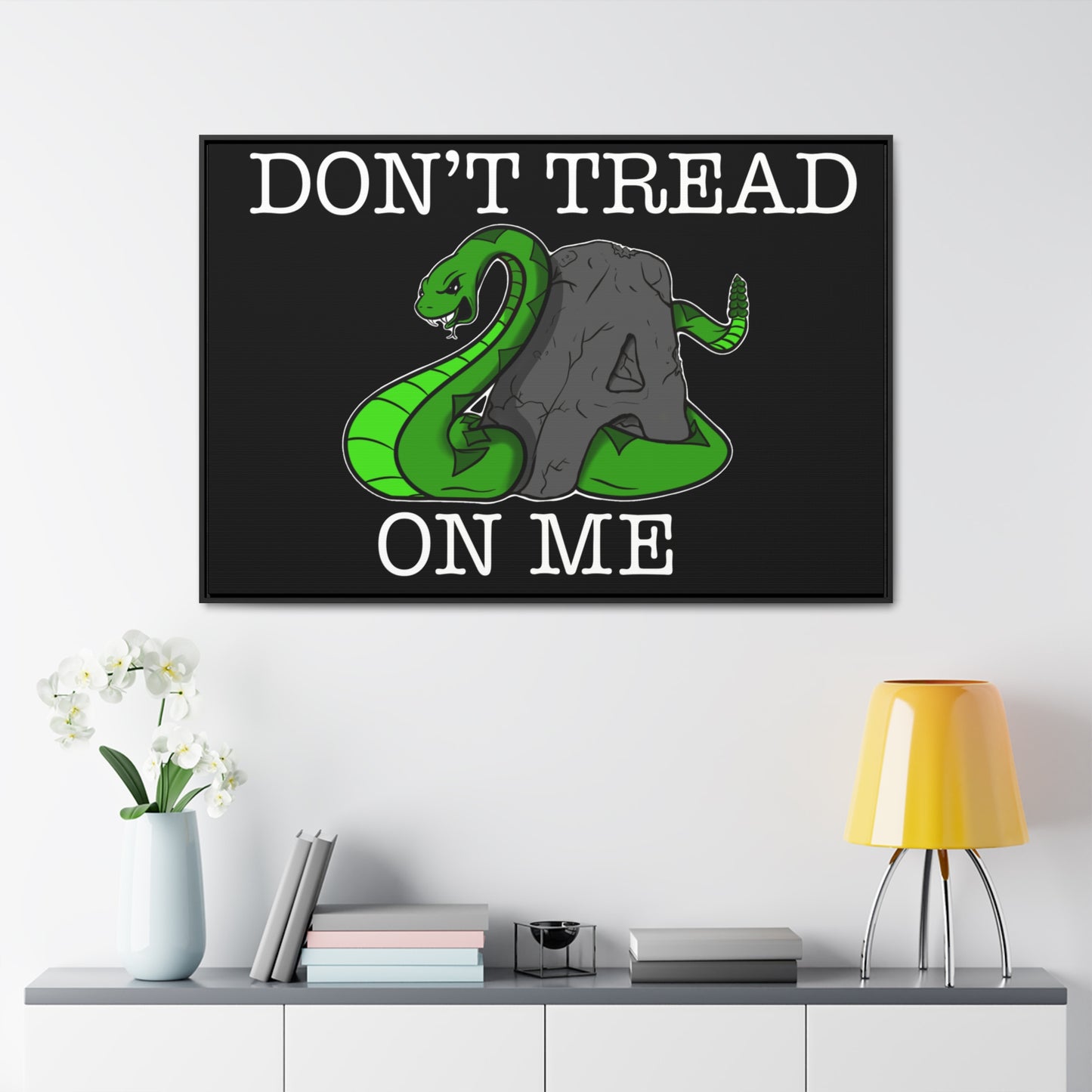 Don’t tread. Gallery Canvas Wraps, Horizontal Frame