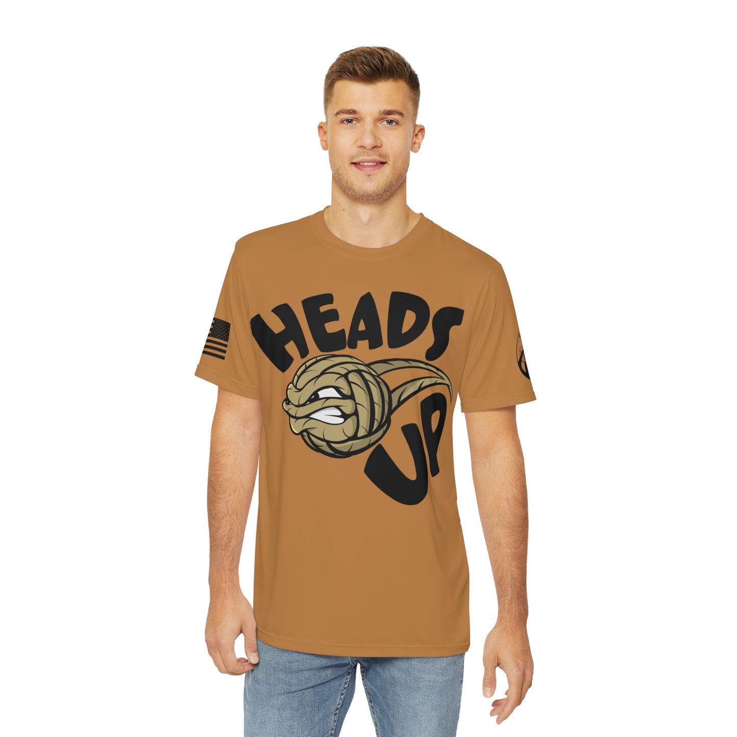 heads up. Men's Polyester . Tee (AOP)