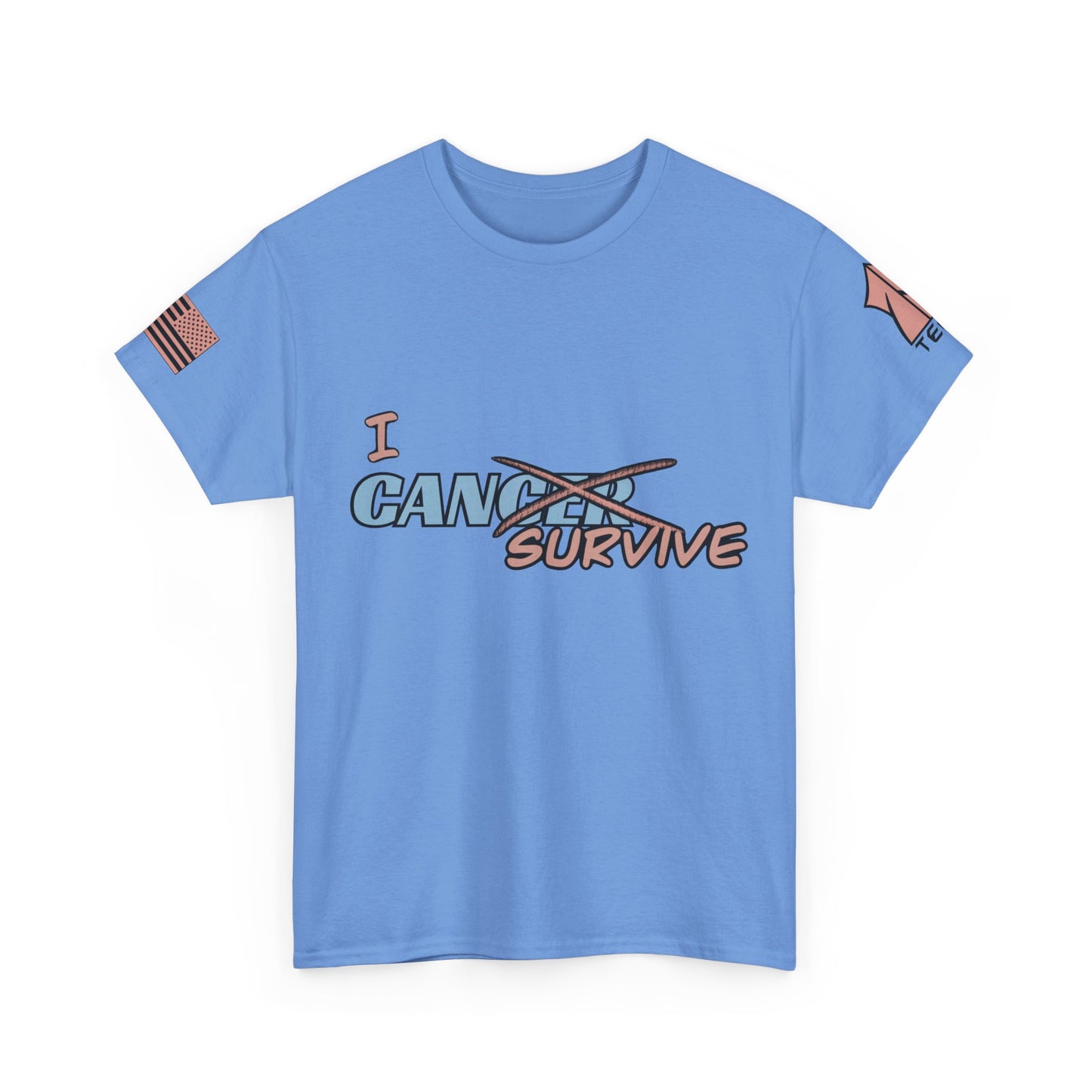 Can Survive Unisex Heavy Cotton Tee - Celebrate Strength and Resilience