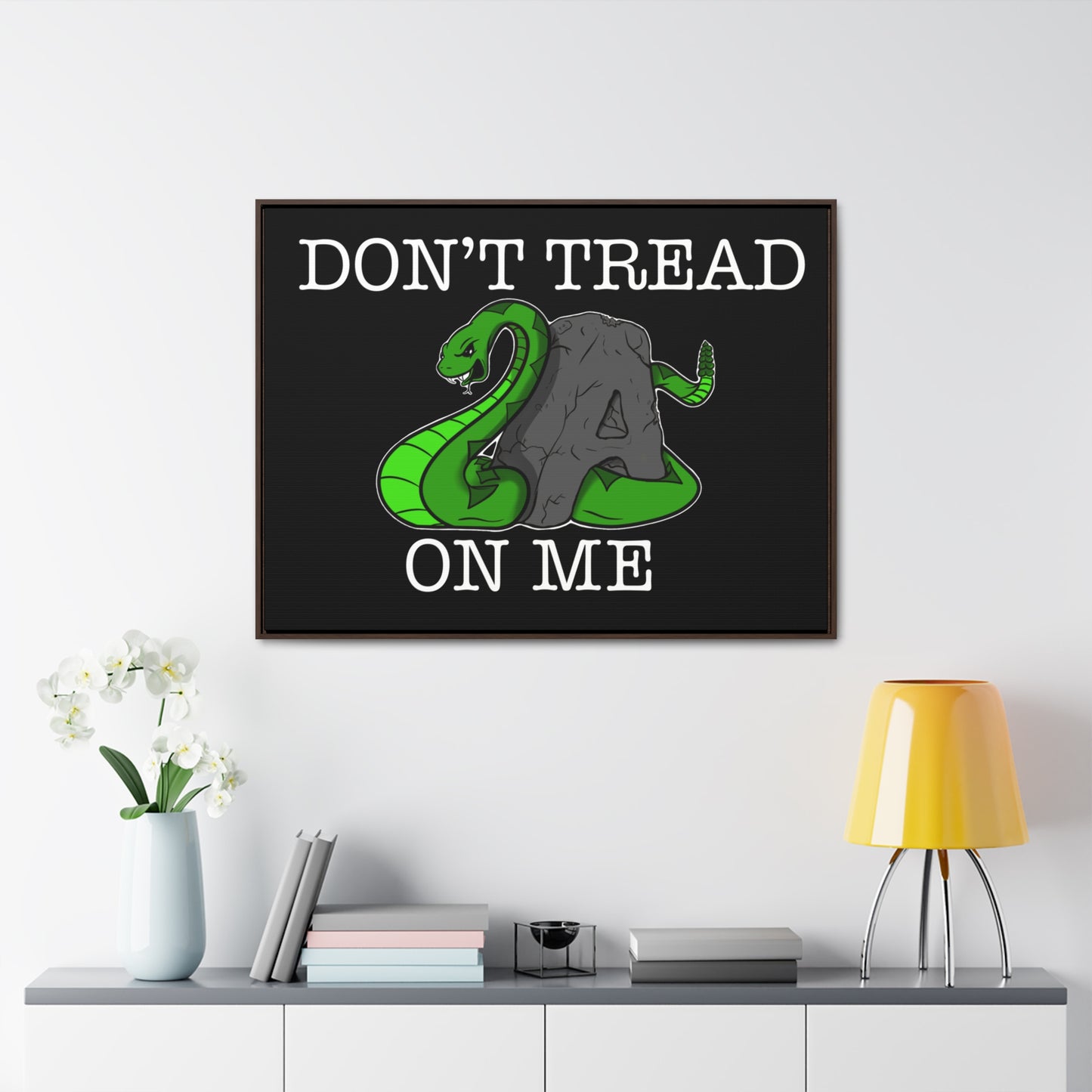Don’t tread. Gallery Canvas Wraps, Horizontal Frame