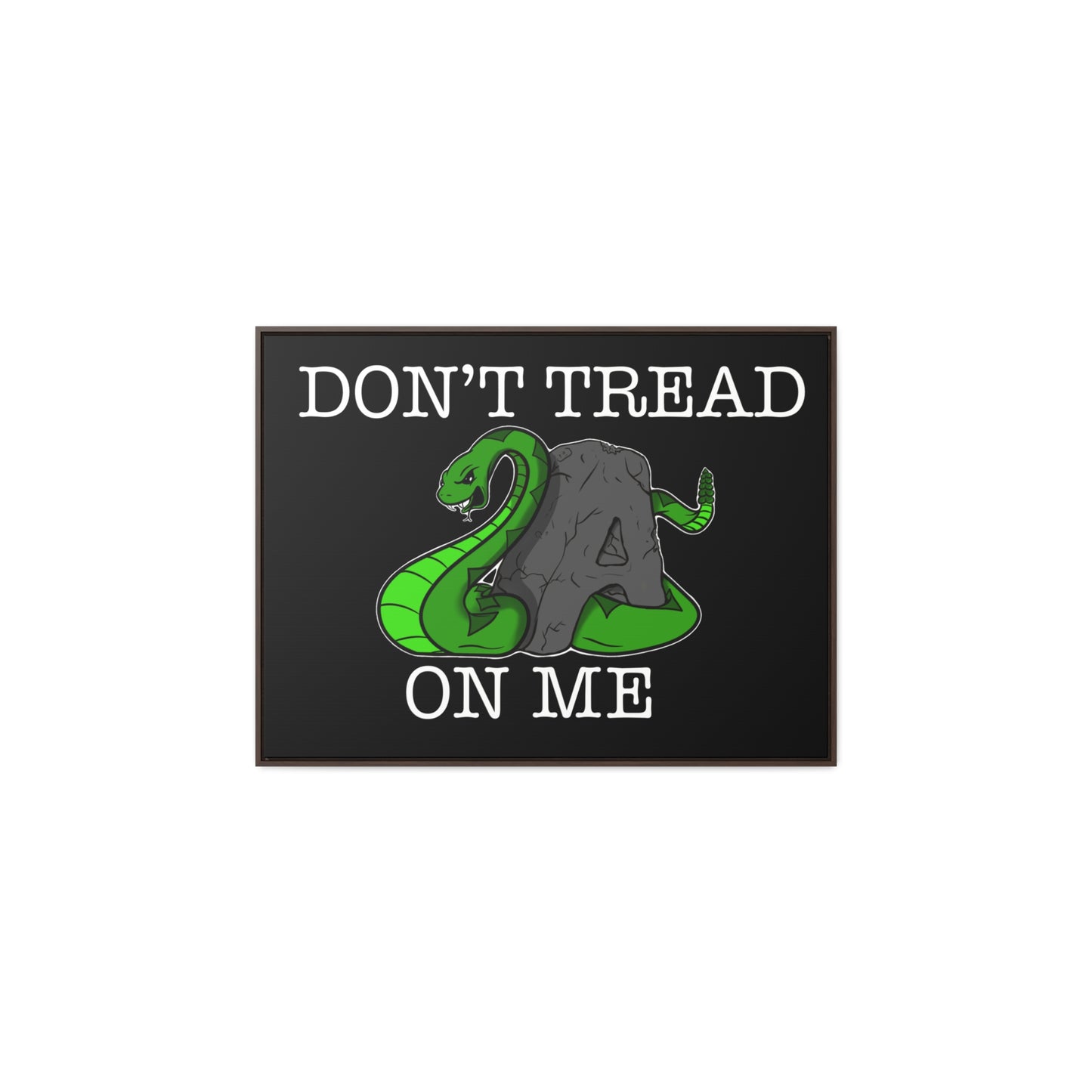 Don’t tread. Gallery Canvas Wraps, Horizontal Frame
