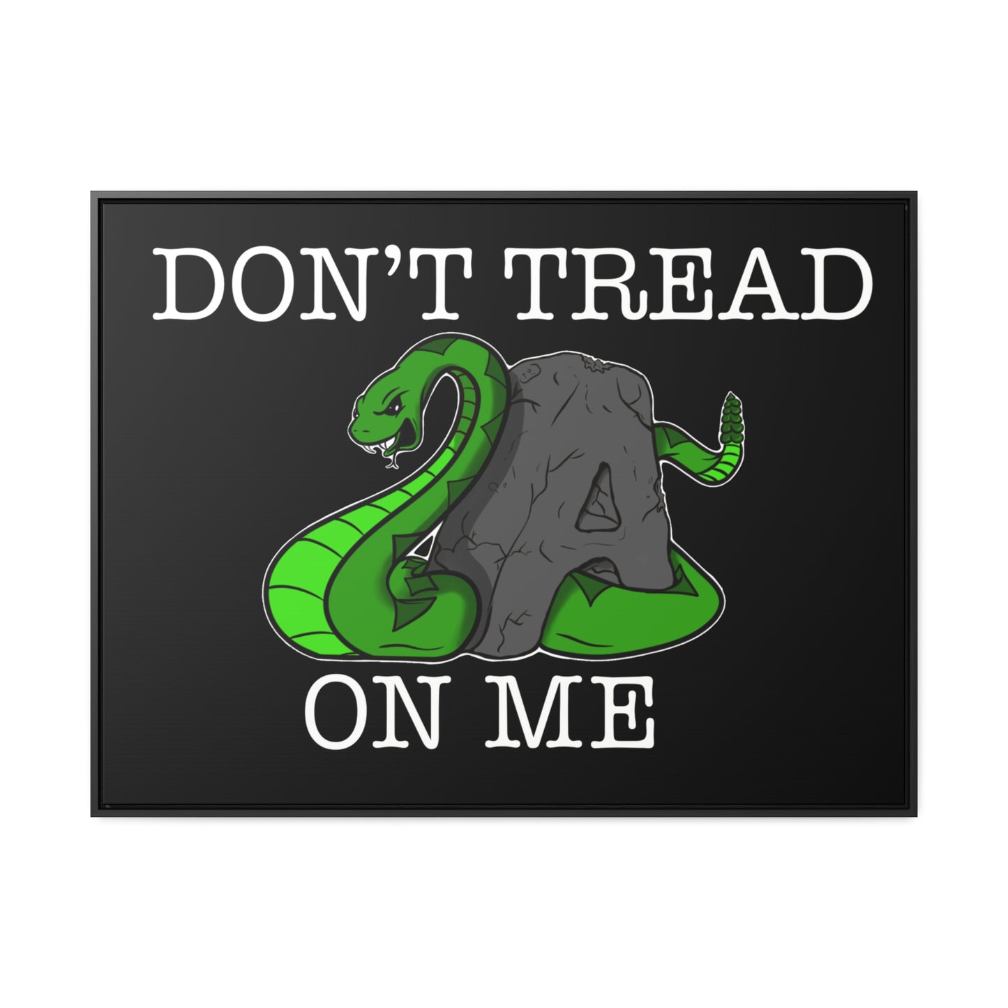 Don’t tread. Gallery Canvas Wraps, Horizontal Frame