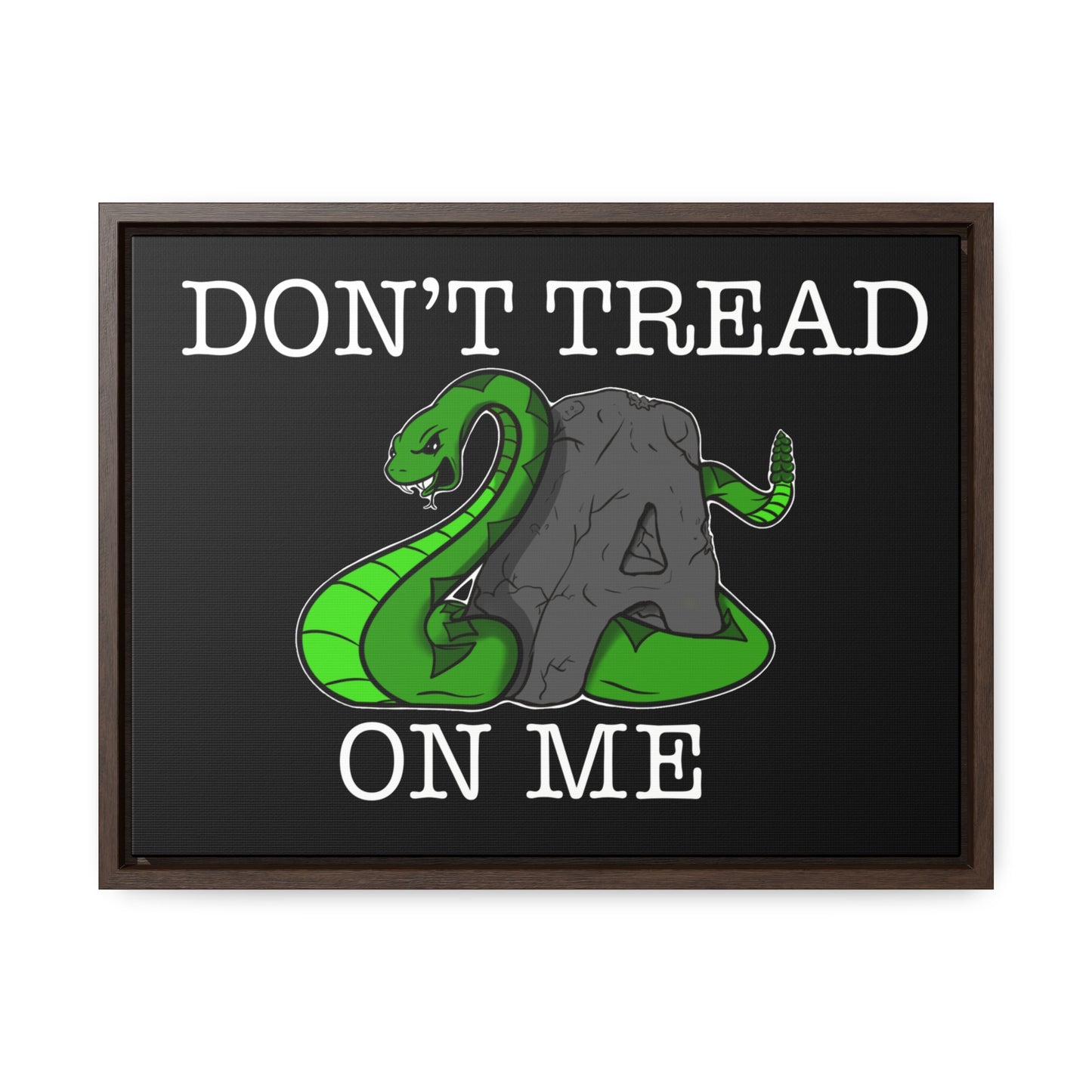 Don’t tread. Gallery Canvas Wraps, Horizontal Frame