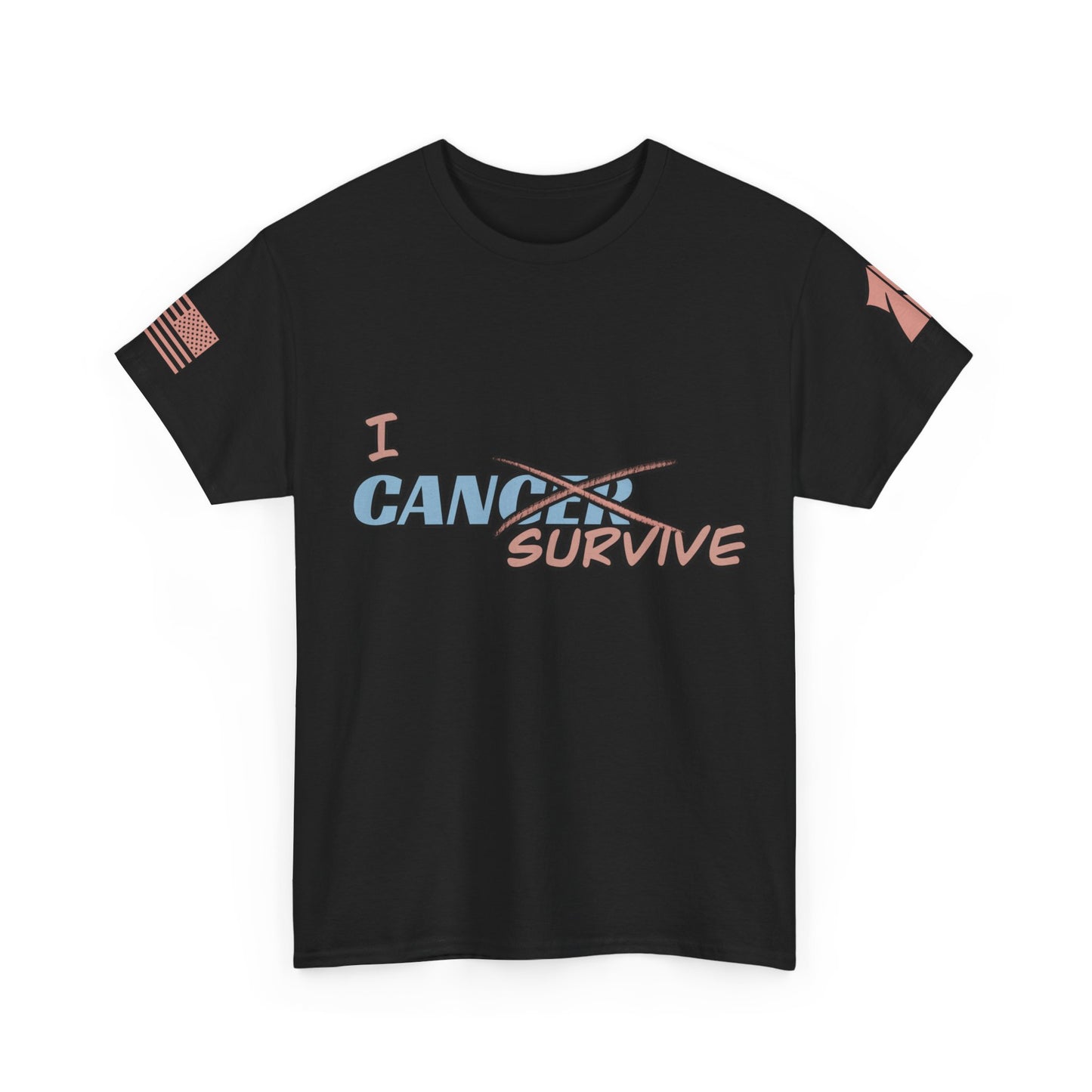 Can Survive Unisex Heavy Cotton Tee - Celebrate Strength and Resilience