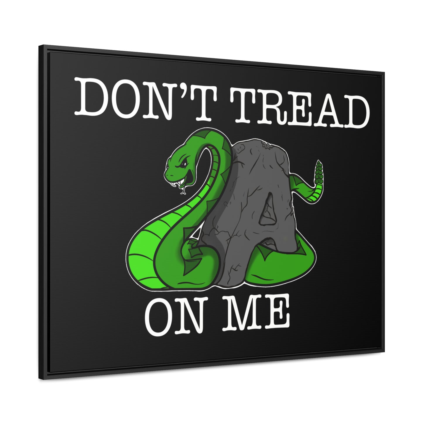 Don’t tread. Gallery Canvas Wraps, Horizontal Frame