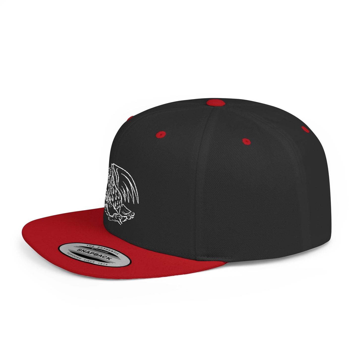 Mexico emblem 1 Vintage-Inspired Gryphon Flat Bill Snapback Hat