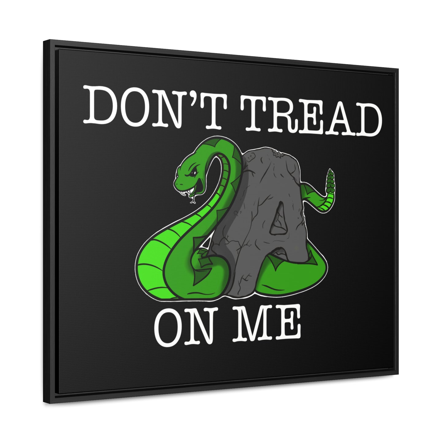 Don’t tread. Gallery Canvas Wraps, Horizontal Frame