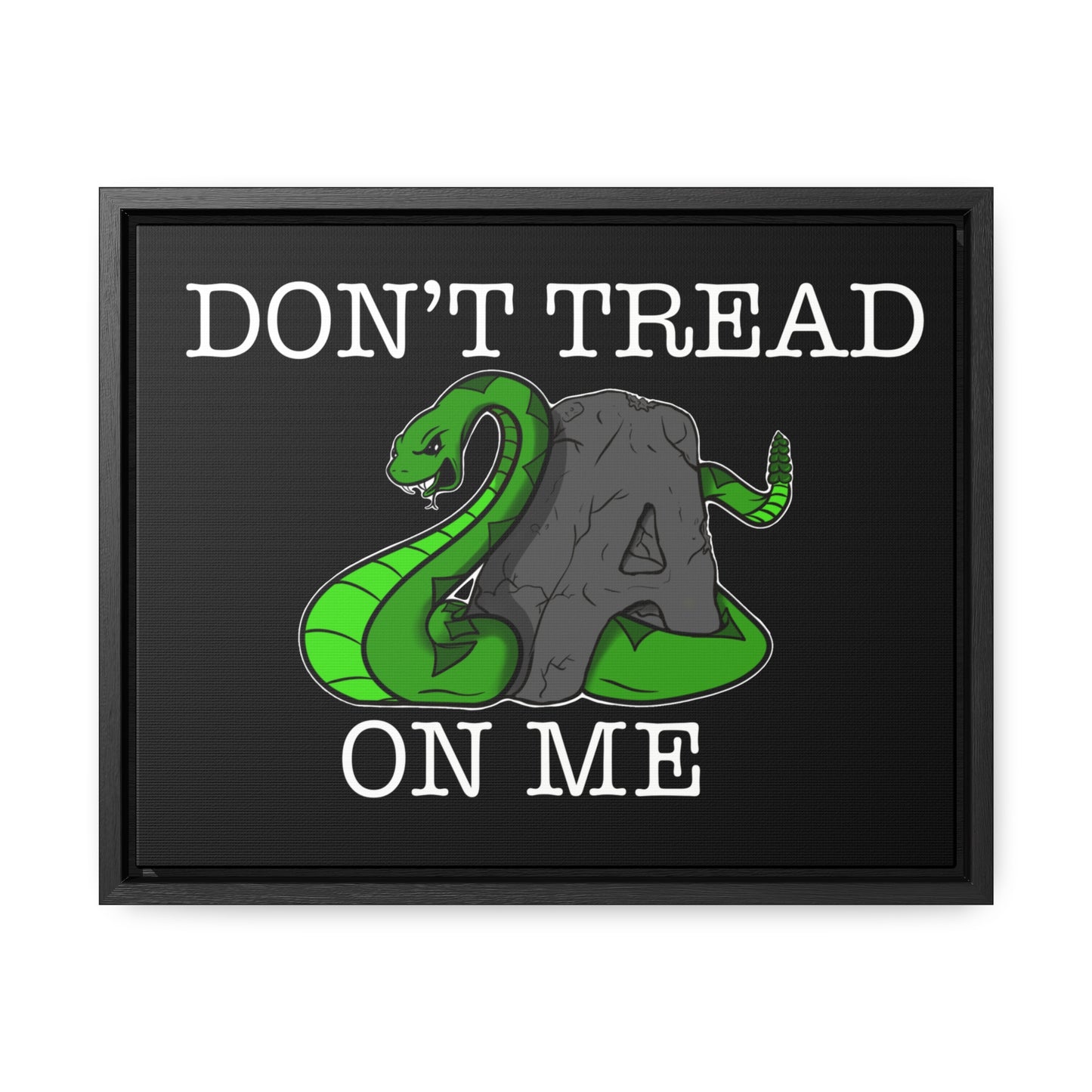 Don’t tread. Gallery Canvas Wraps, Horizontal Frame