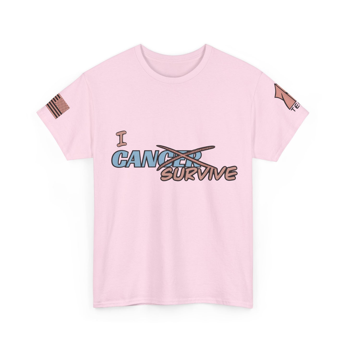 Can Survive Unisex Heavy Cotton Tee - Celebrate Strength and Resilience