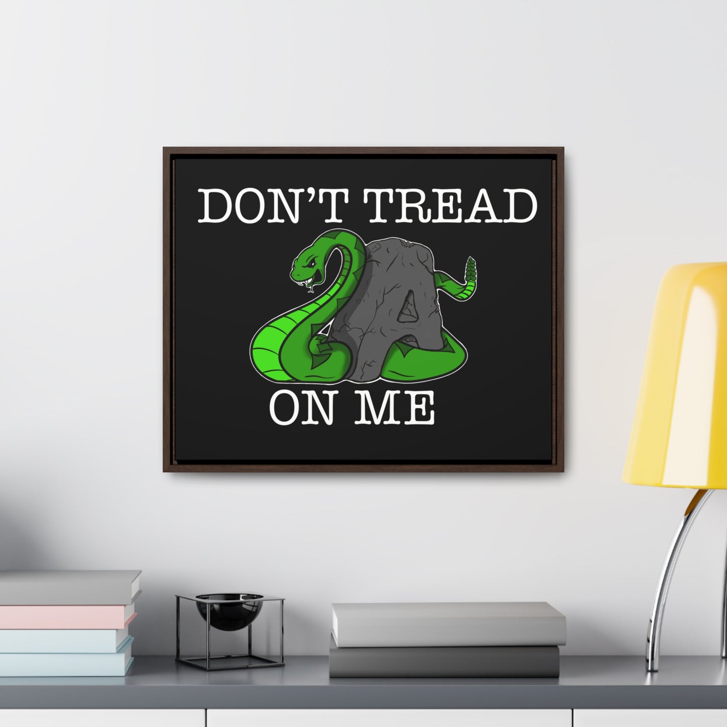 Don’t tread. Gallery Canvas Wraps, Horizontal Frame