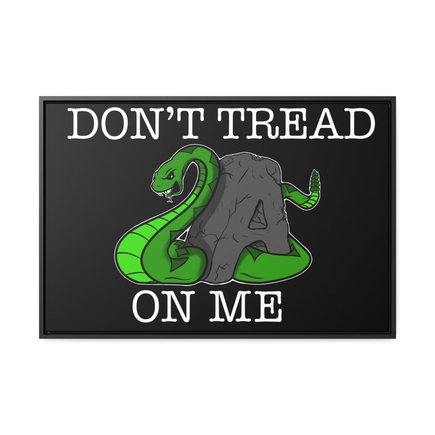 Don’t tread. Gallery Canvas Wraps, Horizontal Frame