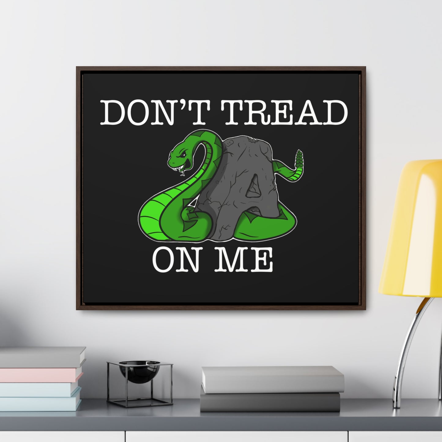 Don’t tread. Gallery Canvas Wraps, Horizontal Frame