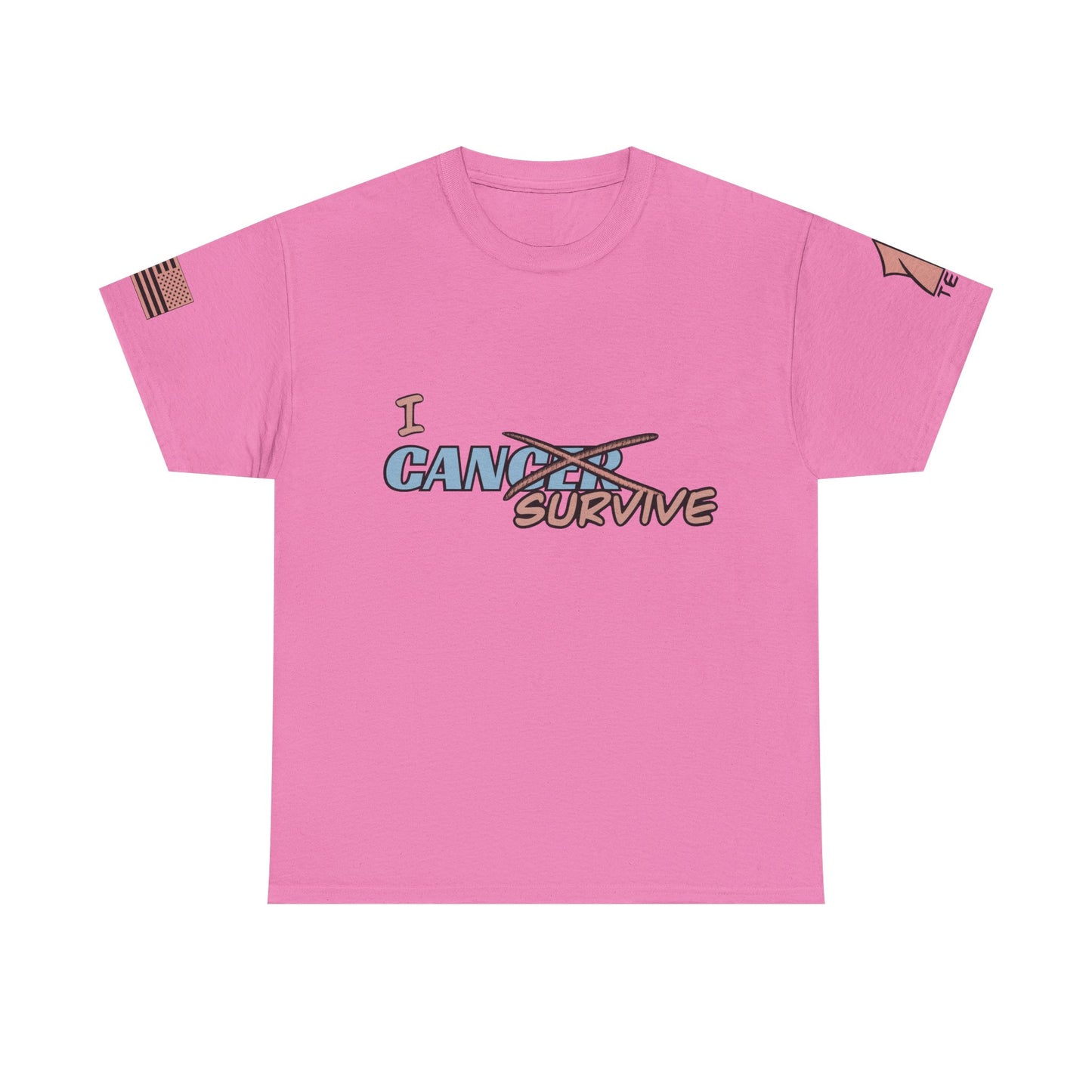Can Survive Unisex Heavy Cotton Tee - Celebrate Strength and Resilience