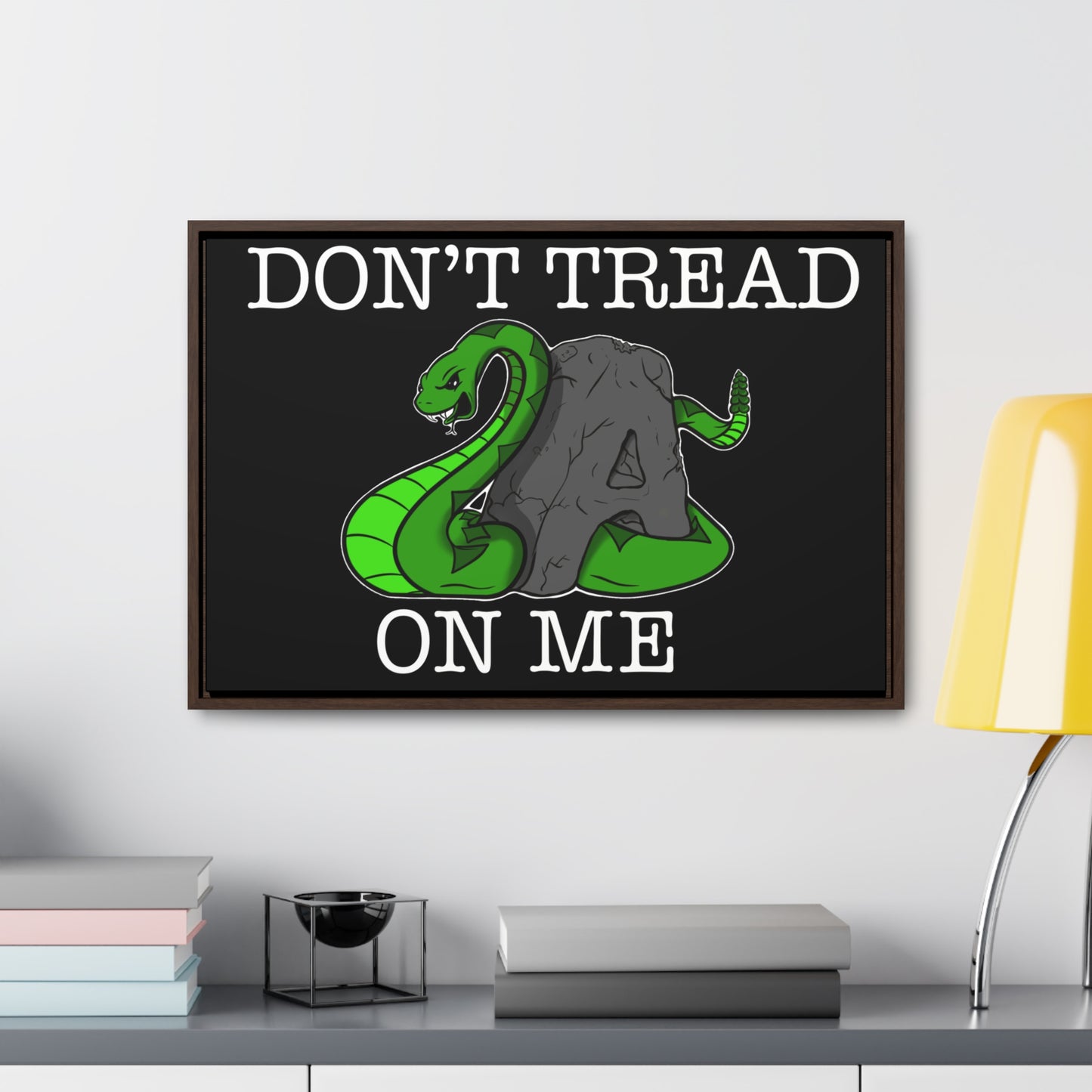 Don’t tread. Gallery Canvas Wraps, Horizontal Frame