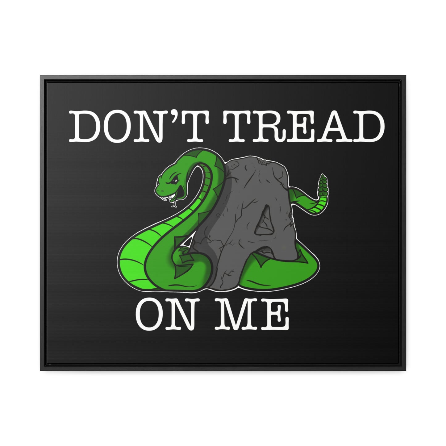 Don’t tread. Gallery Canvas Wraps, Horizontal Frame