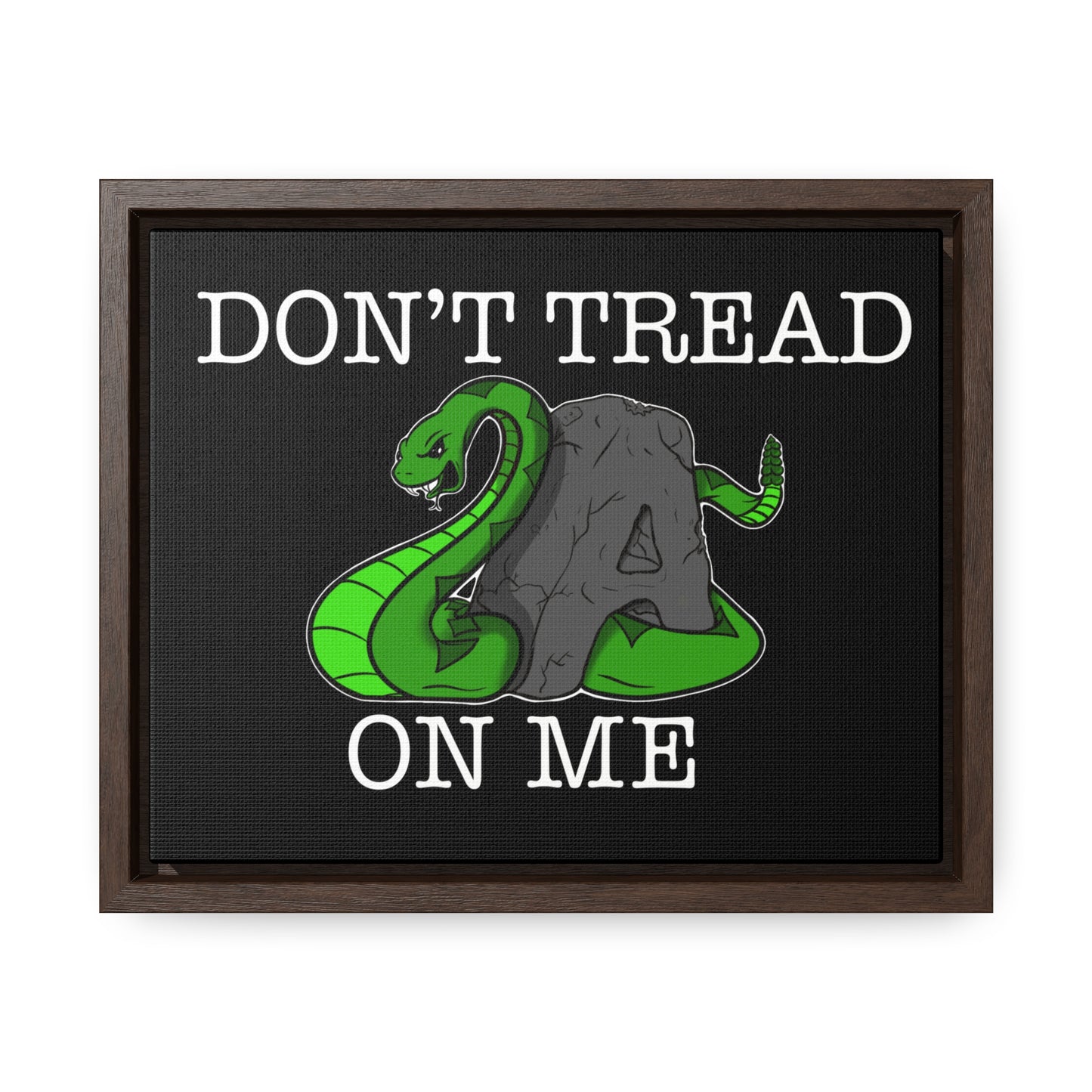 Don’t tread. Gallery Canvas Wraps, Horizontal Frame