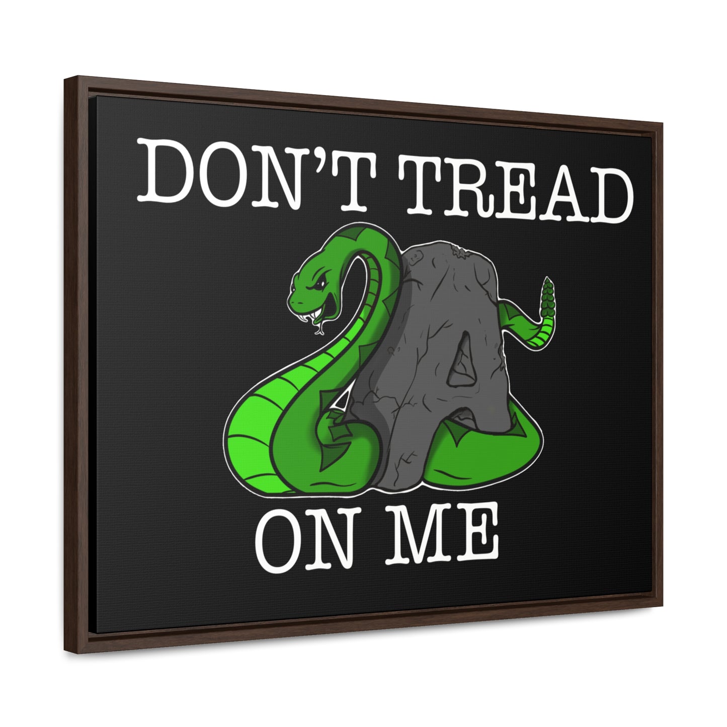 Don’t tread. Gallery Canvas Wraps, Horizontal Frame