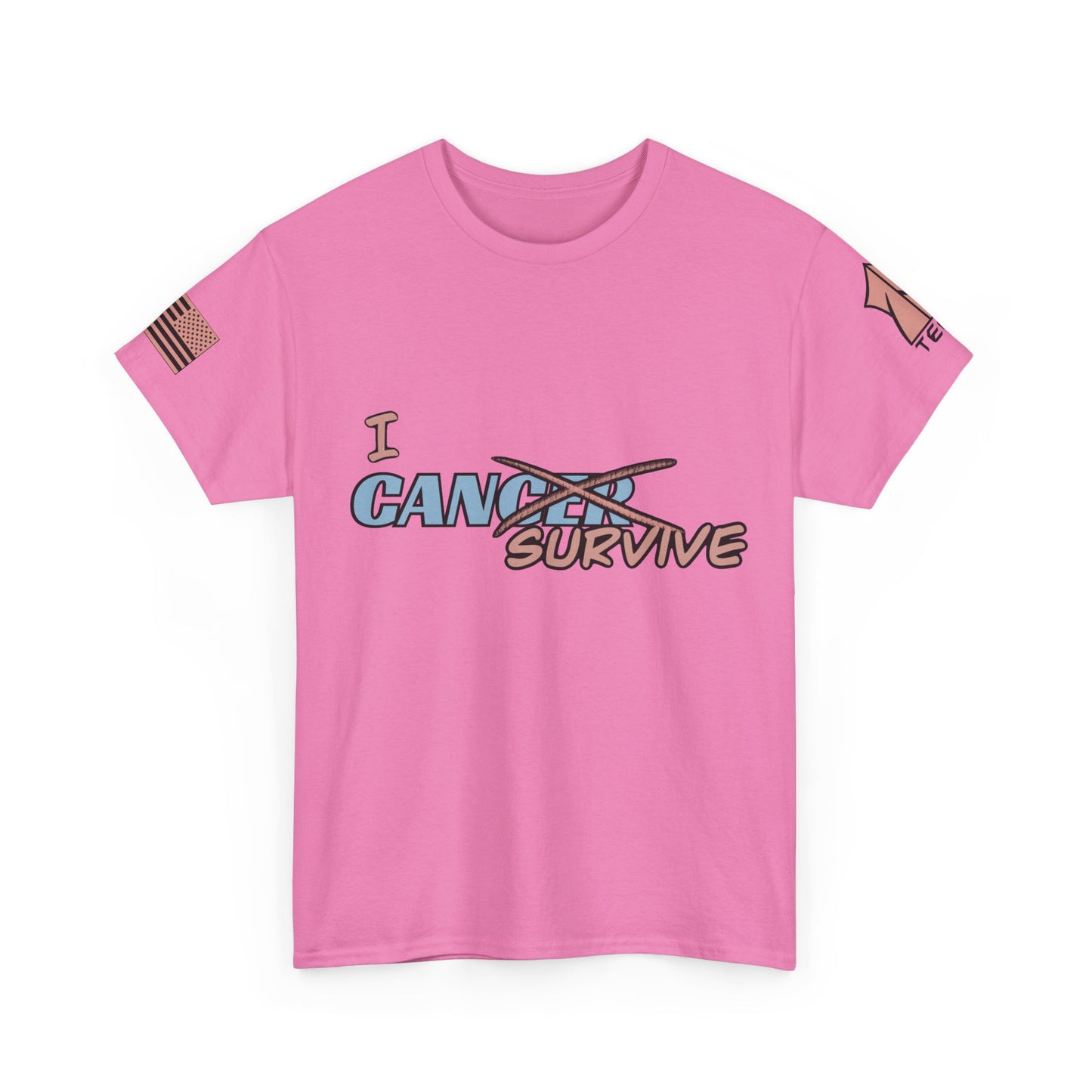 Can Survive Unisex Heavy Cotton Tee - Celebrate Strength and Resilience
