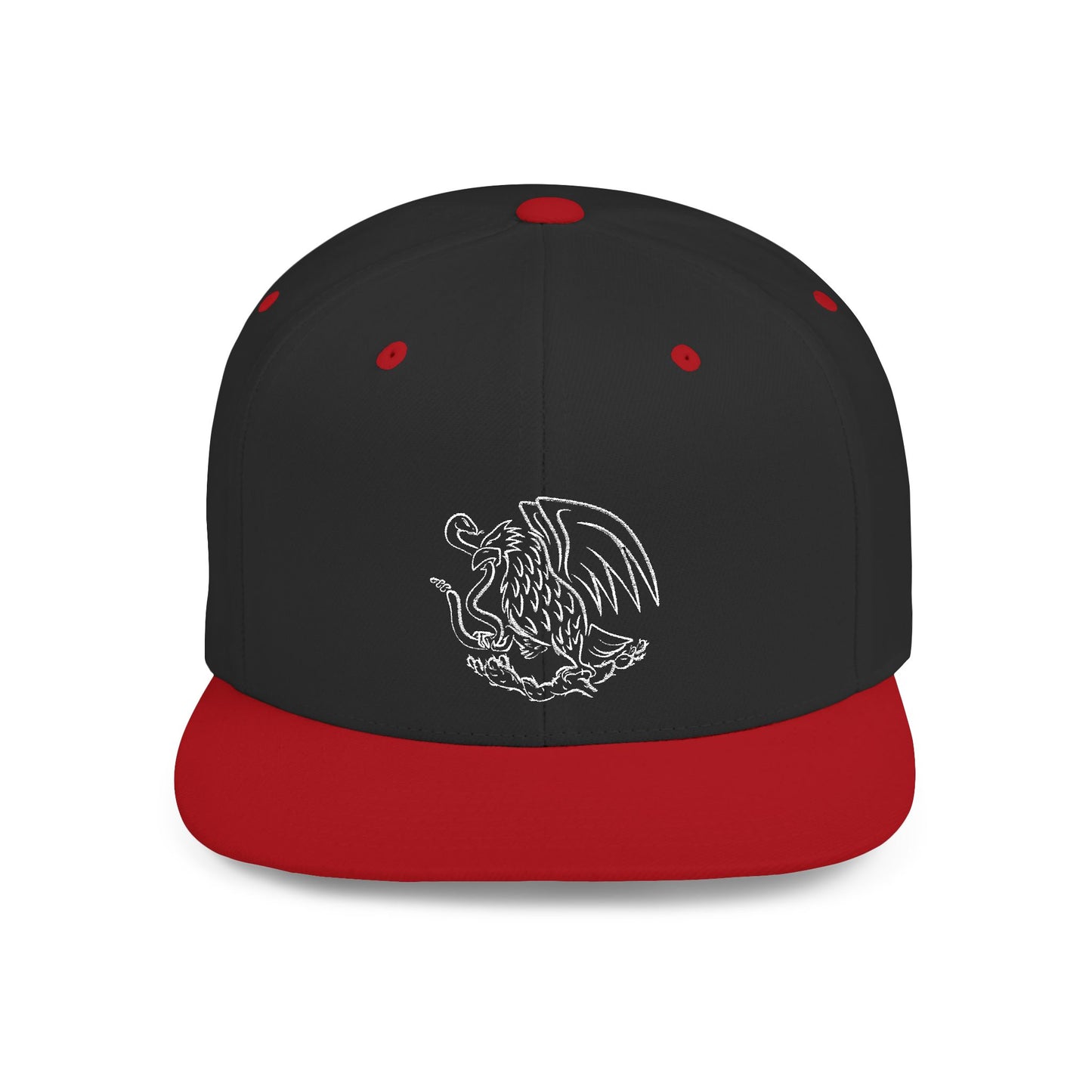 Mexico emblem 1 Vintage-Inspired Gryphon Flat Bill Snapback Hat
