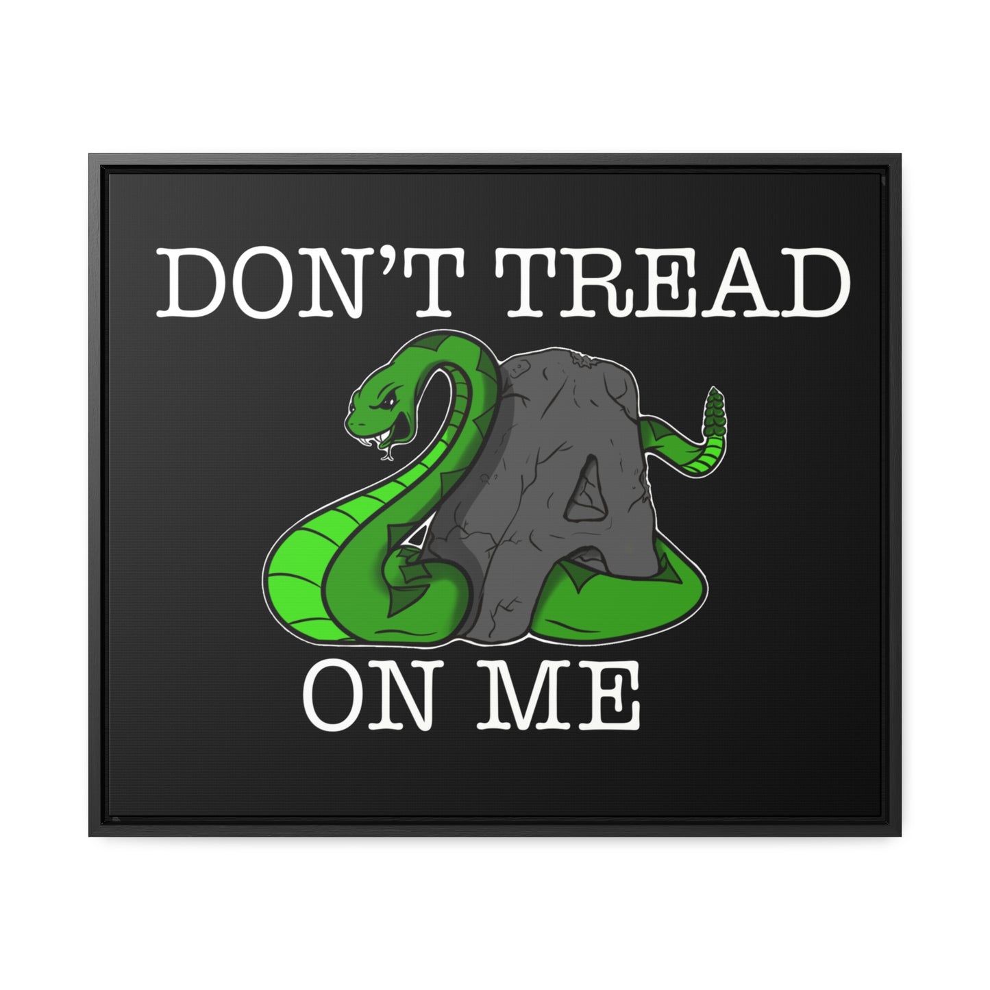 Don’t tread. Gallery Canvas Wraps, Horizontal Frame