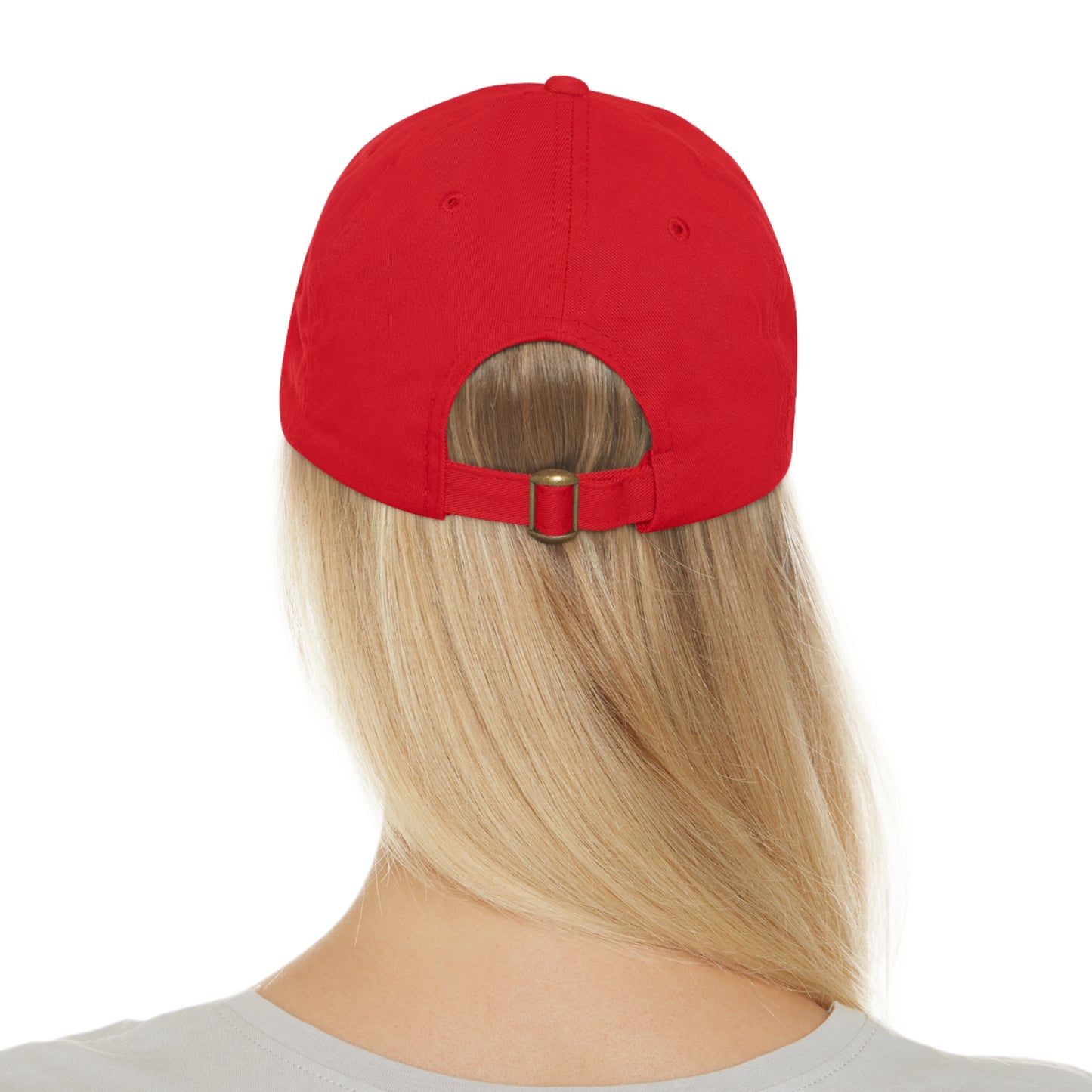 CROSSED ANCHOR leather patch Dad Hat