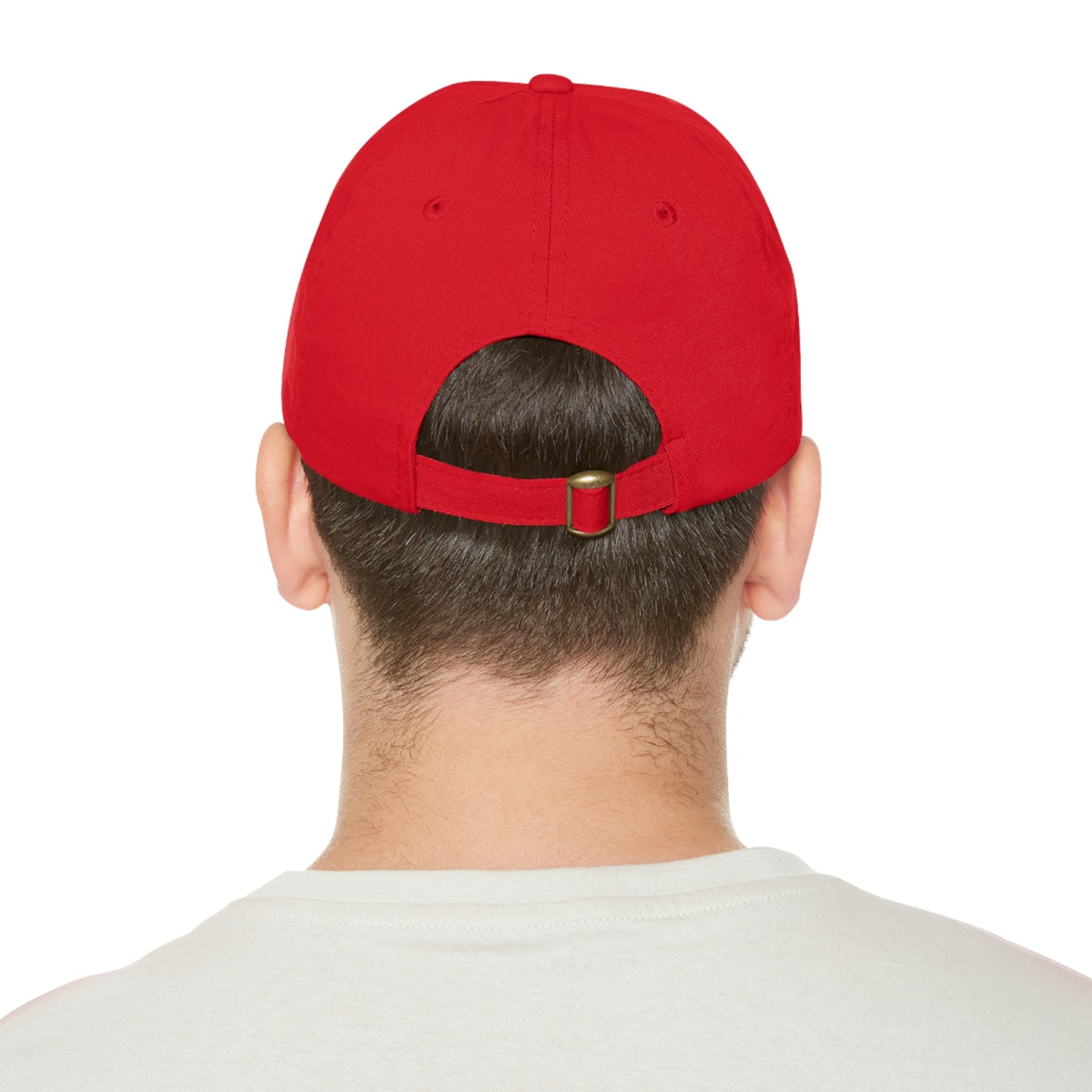 CROSSED ANCHOR leather patch Dad Hat