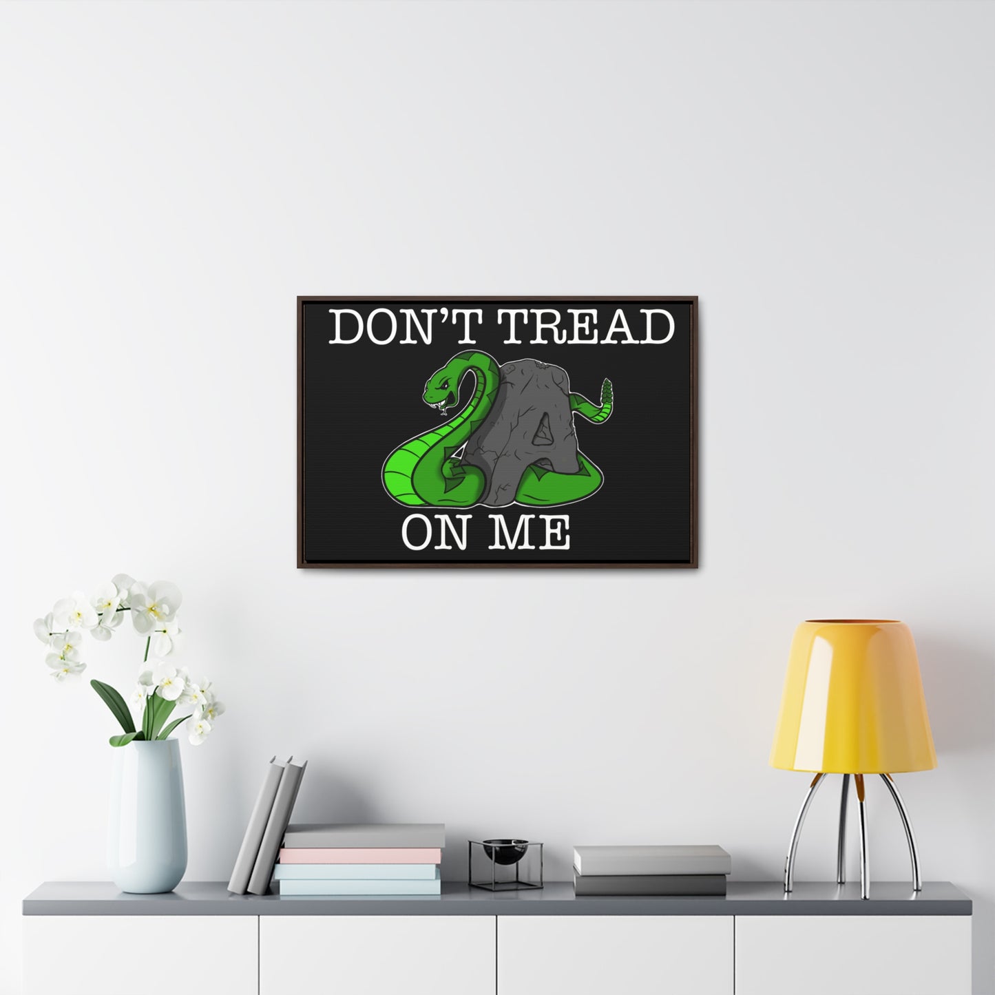 Don’t tread. Gallery Canvas Wraps, Horizontal Frame