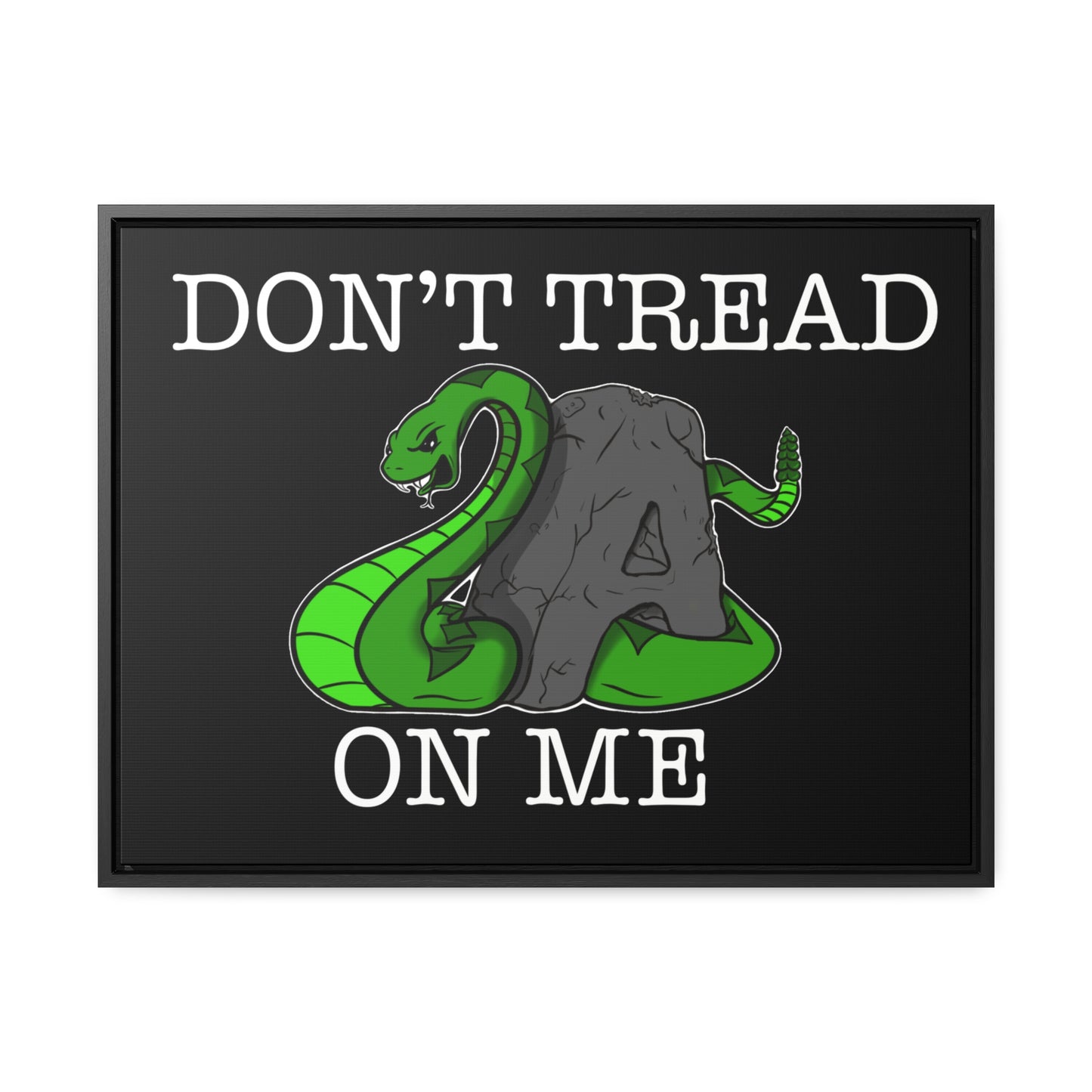 Don’t tread. Gallery Canvas Wraps, Horizontal Frame