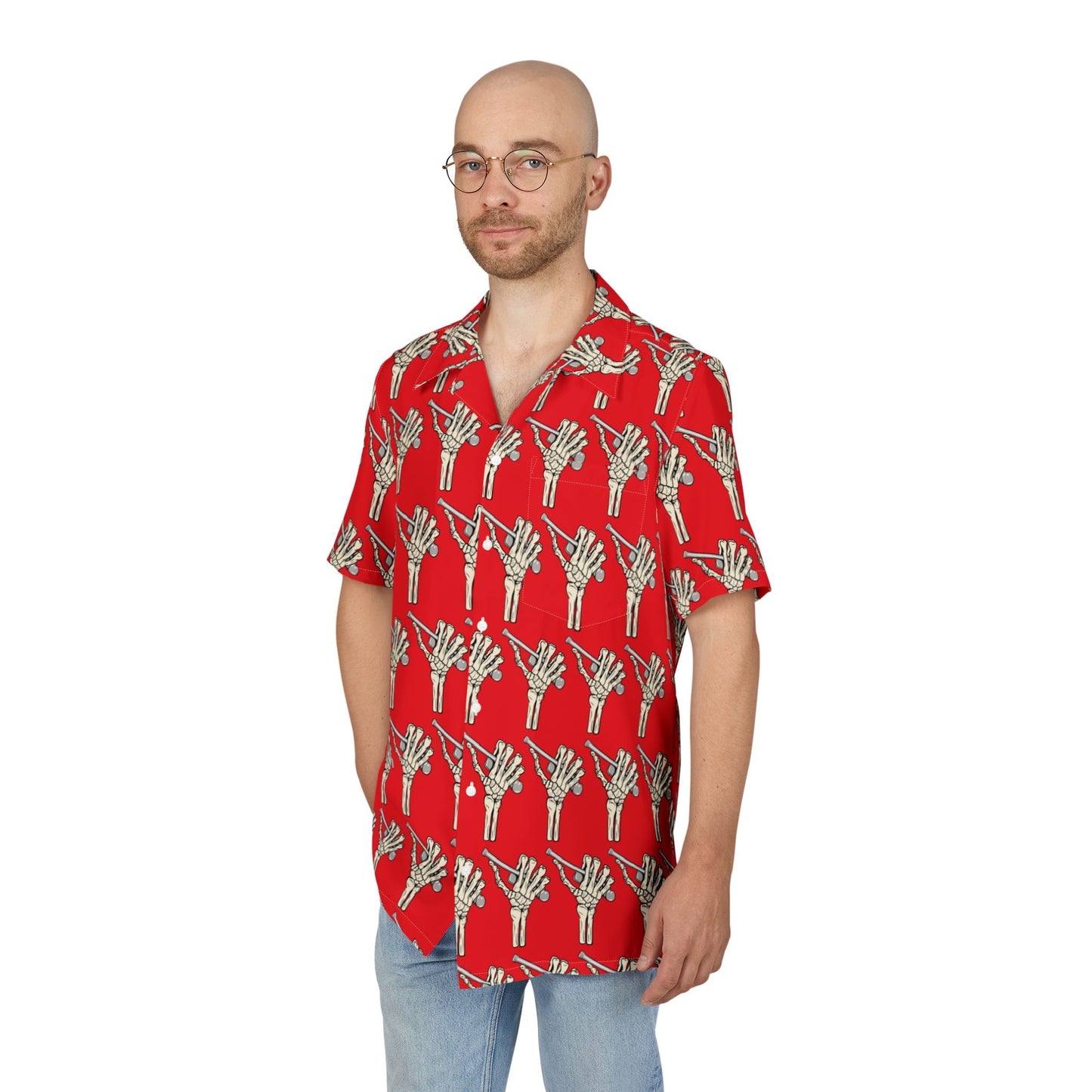 Unisex Hawaiian Button-Down Shirt (AOP)