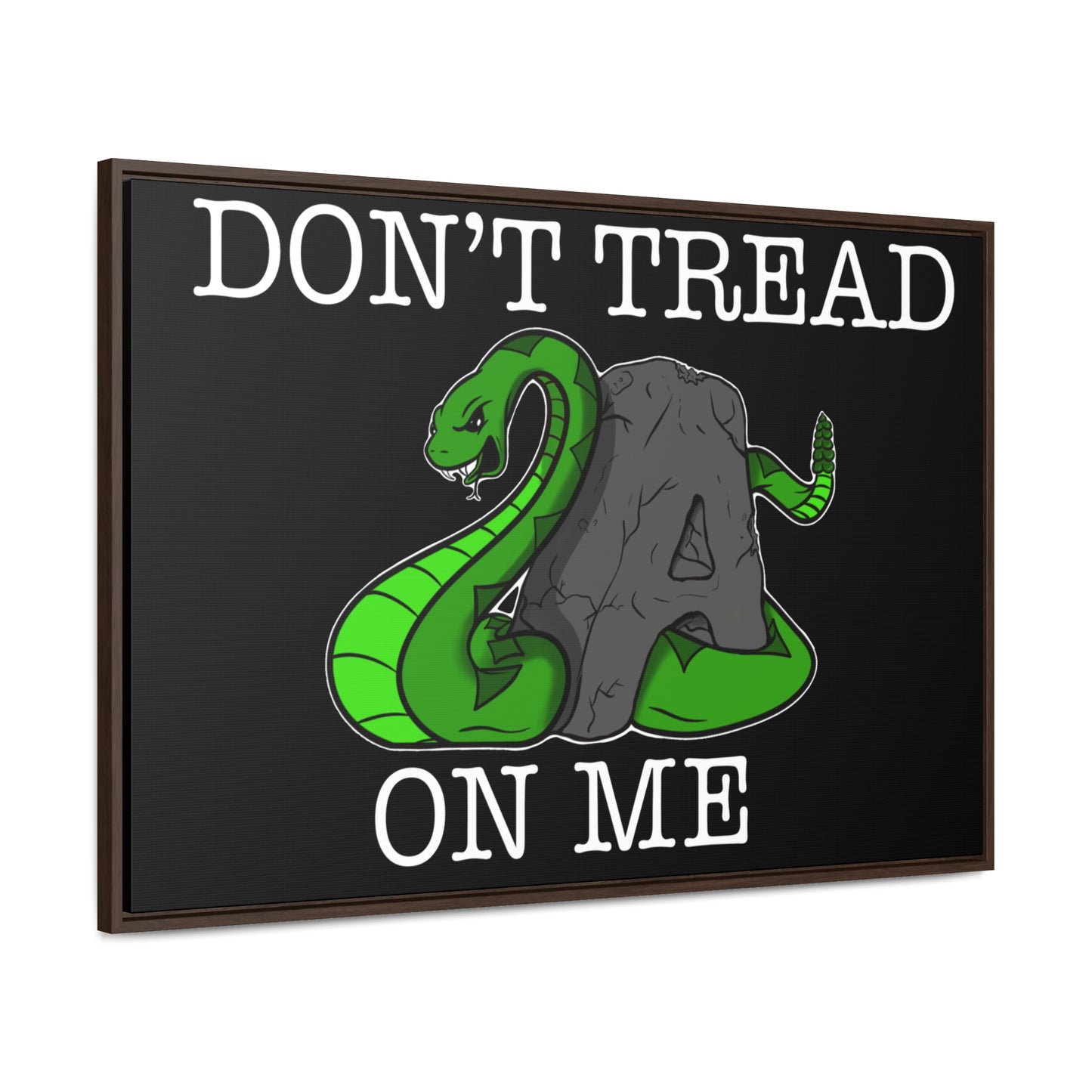 Don’t tread. Gallery Canvas Wraps, Horizontal Frame