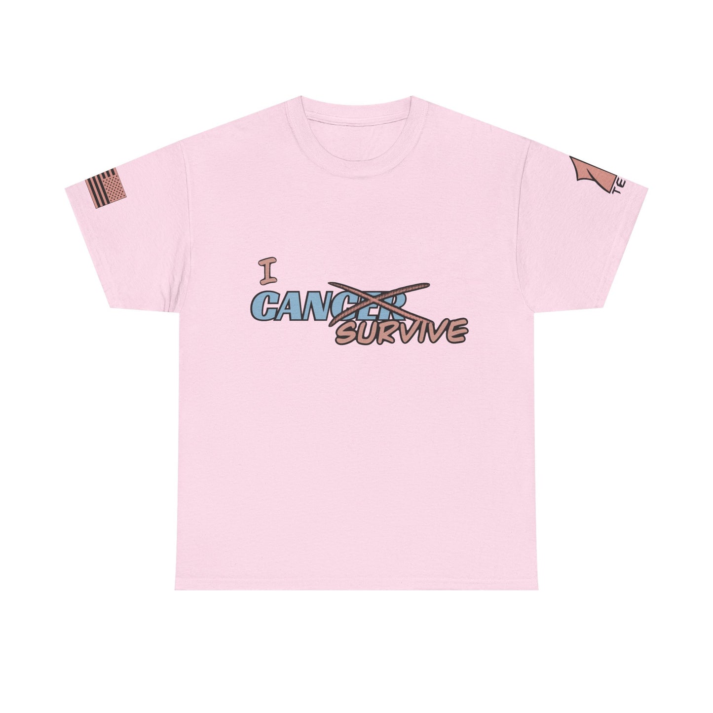 Can Survive Unisex Heavy Cotton Tee - Celebrate Strength and Resilience
