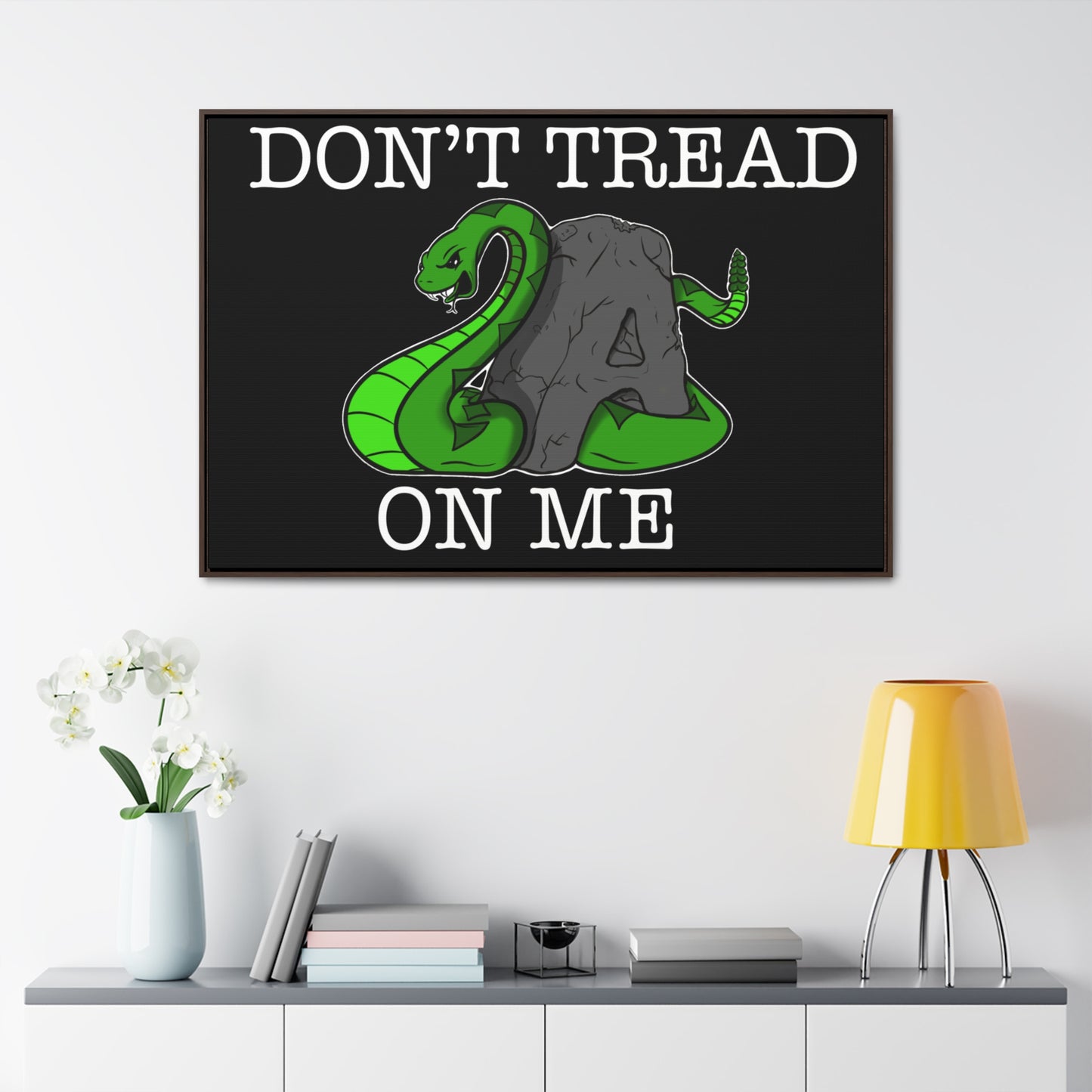 Don’t tread. Gallery Canvas Wraps, Horizontal Frame