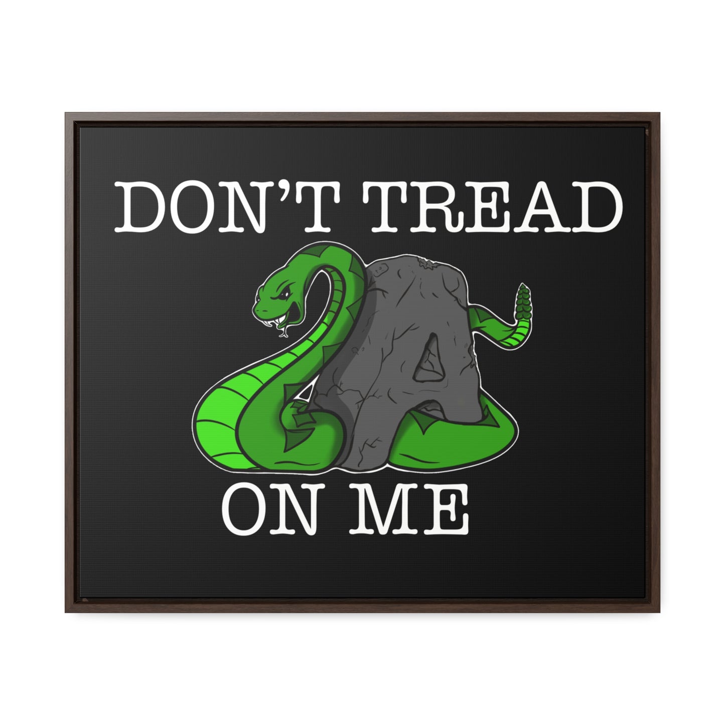 Don’t tread. Gallery Canvas Wraps, Horizontal Frame