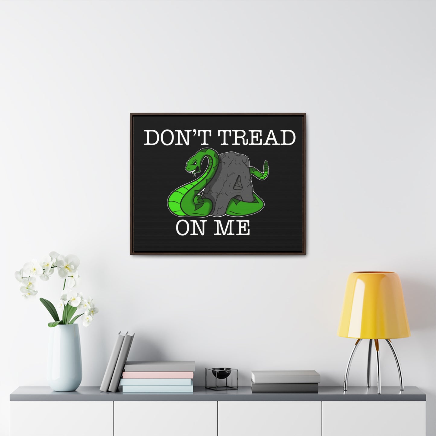 Don’t tread. Gallery Canvas Wraps, Horizontal Frame