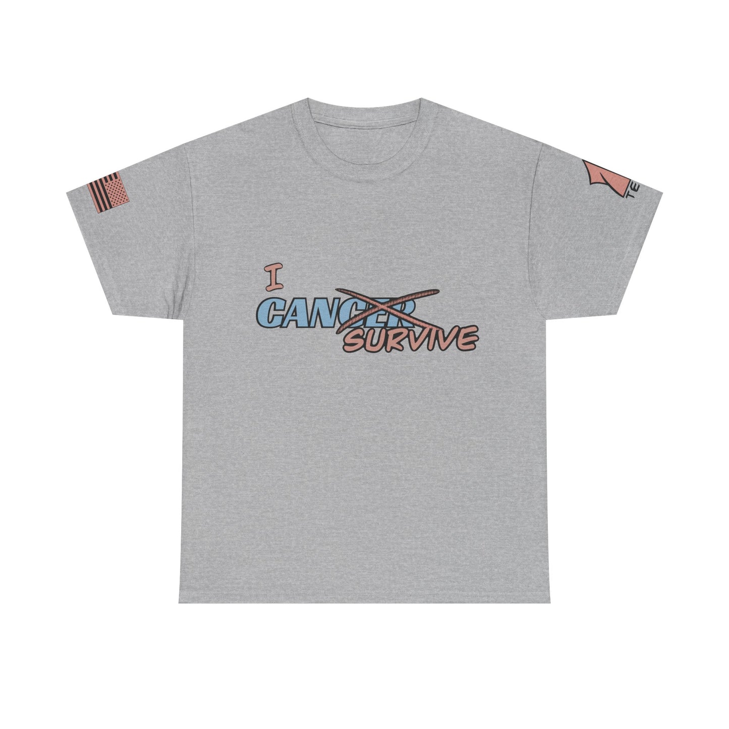 Can Survive Unisex Heavy Cotton Tee - Celebrate Strength and Resilience