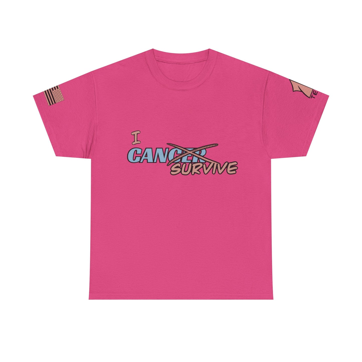 Can Survive Unisex Heavy Cotton Tee - Celebrate Strength and Resilience