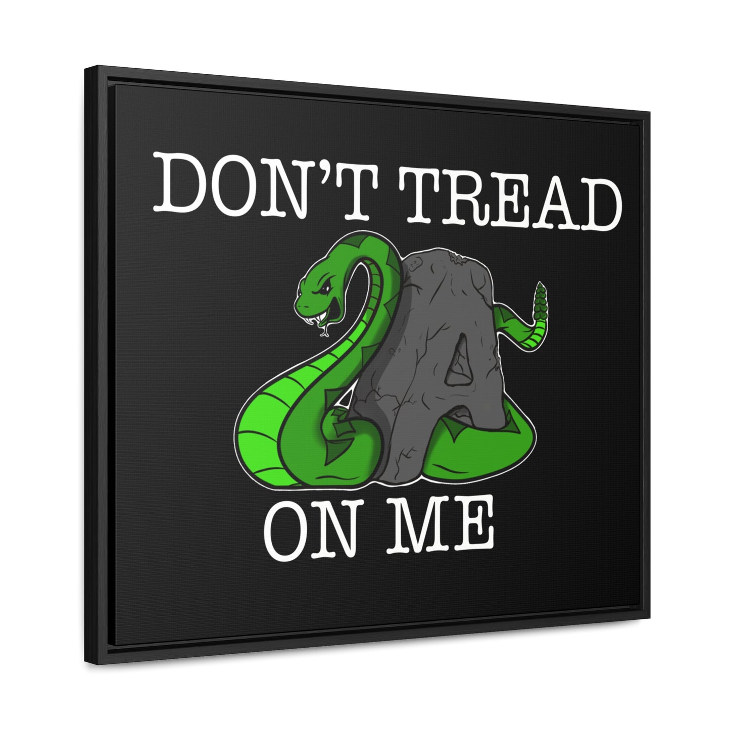 Don’t tread. Gallery Canvas Wraps, Horizontal Frame