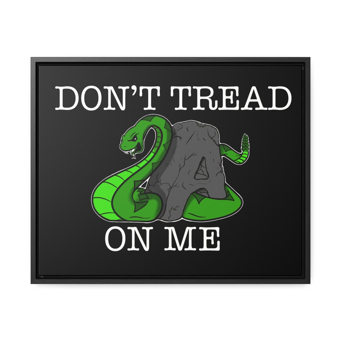 Don’t tread. Gallery Canvas Wraps, Horizontal Frame