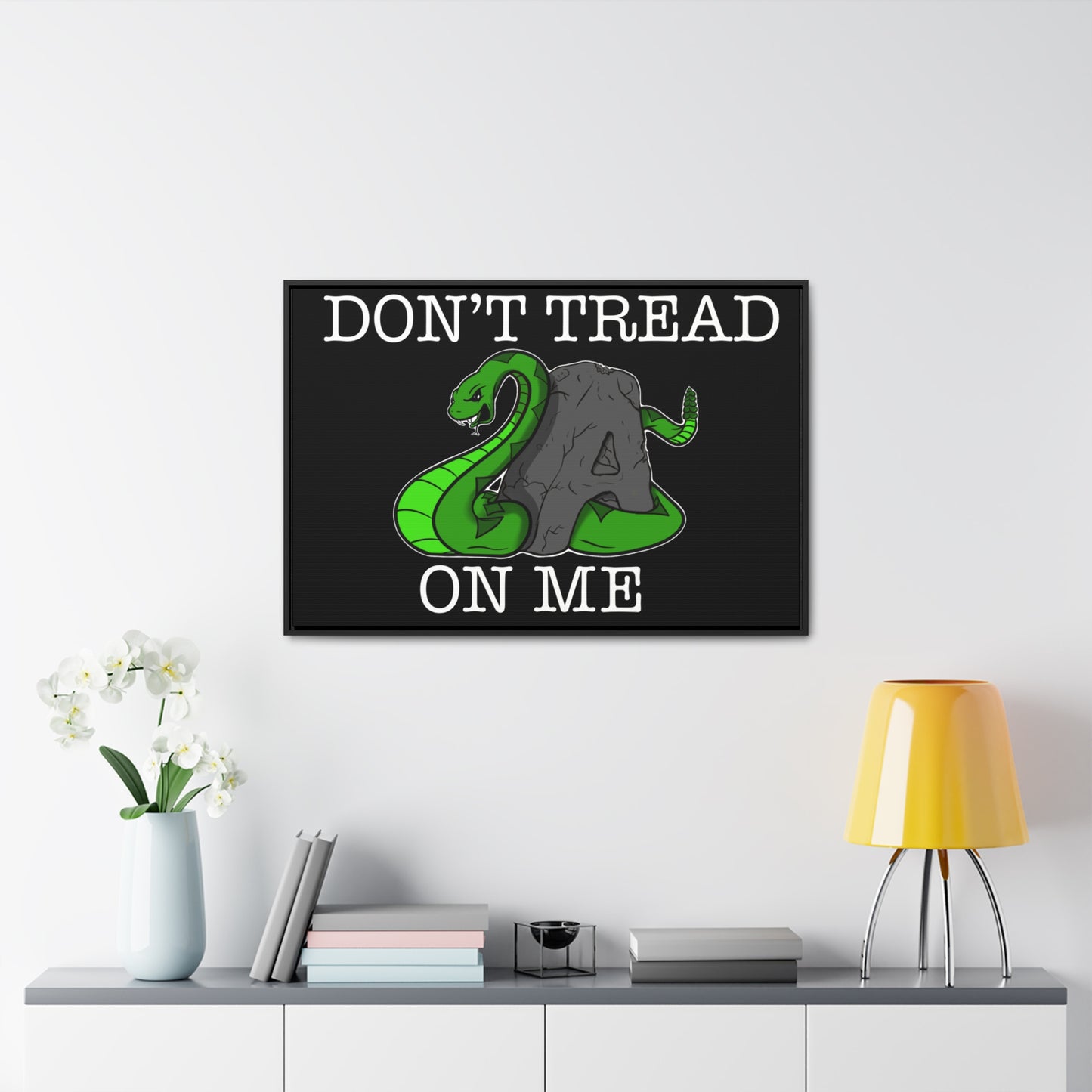 Don’t tread. Gallery Canvas Wraps, Horizontal Frame