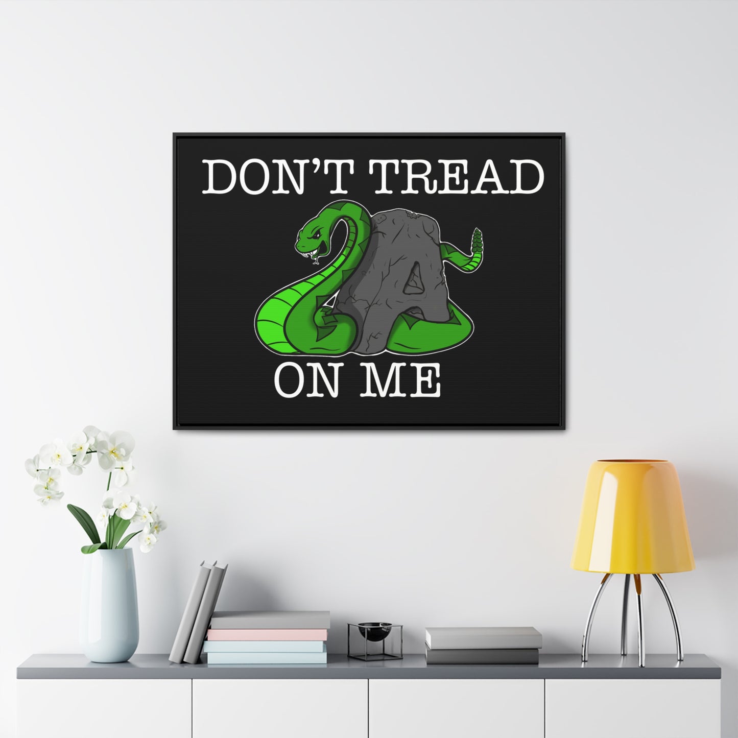 Don’t tread. Gallery Canvas Wraps, Horizontal Frame