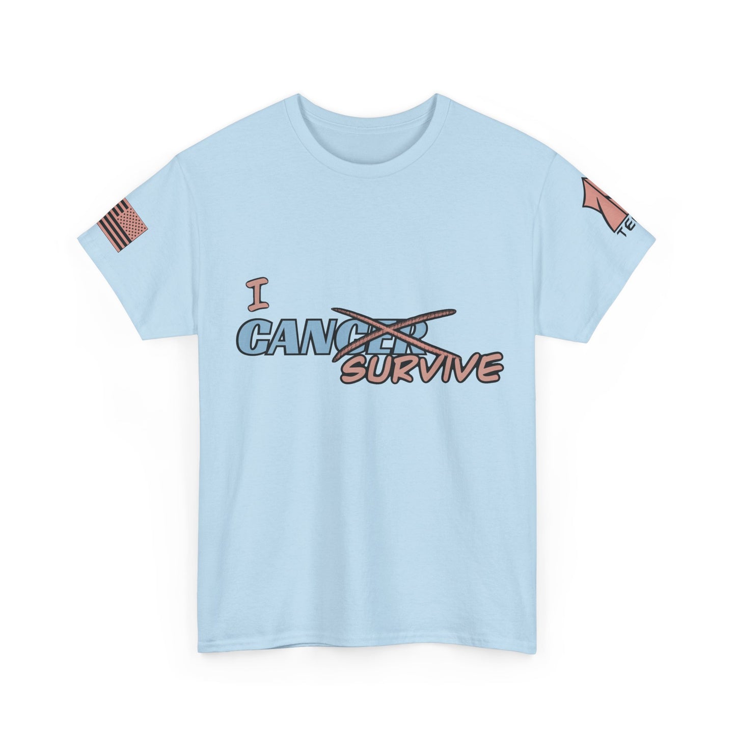 Can Survive Unisex Heavy Cotton Tee - Celebrate Strength and Resilience