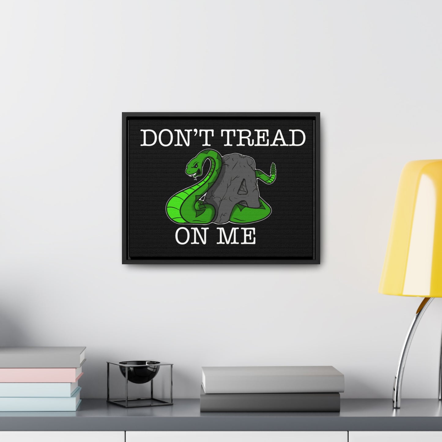 Don’t tread. Gallery Canvas Wraps, Horizontal Frame