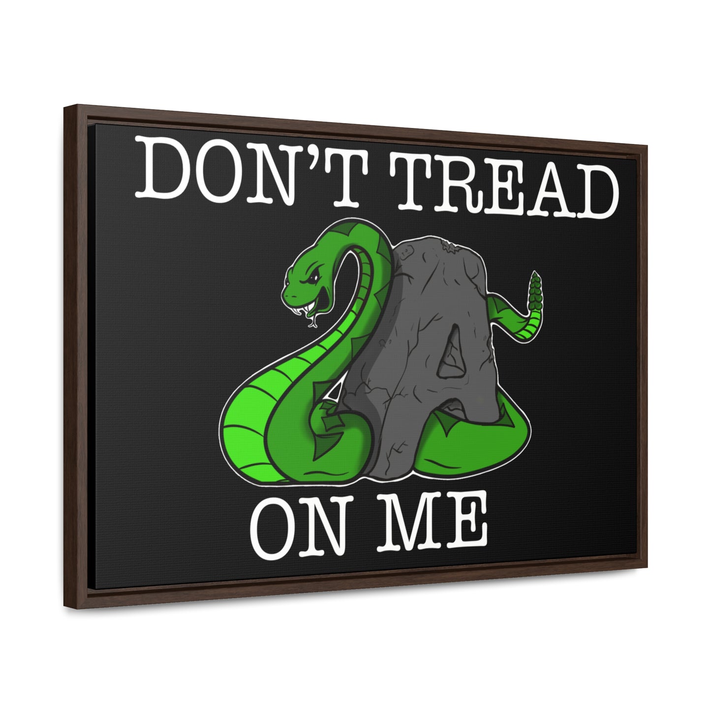 Don’t tread. Gallery Canvas Wraps, Horizontal Frame