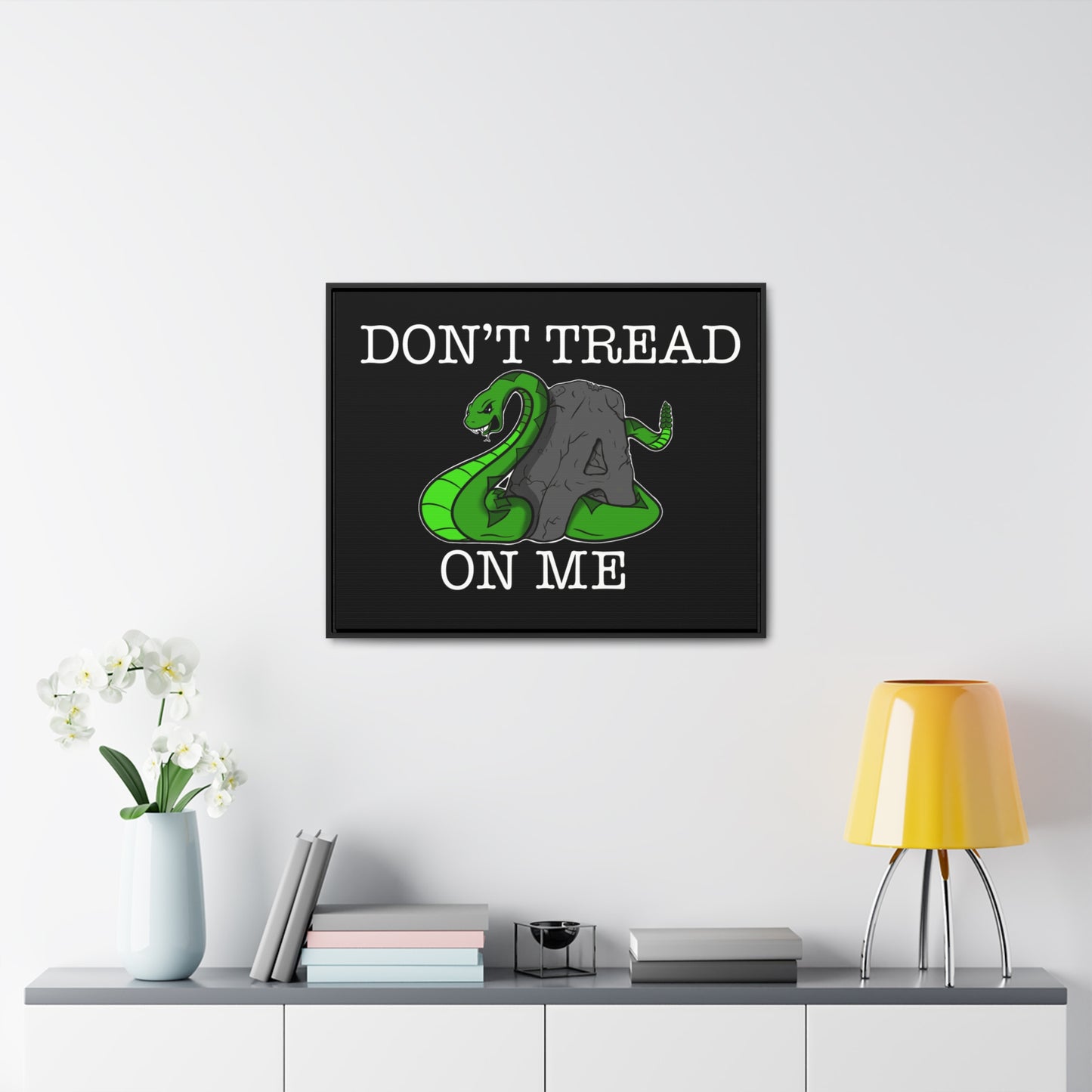 Don’t tread. Gallery Canvas Wraps, Horizontal Frame