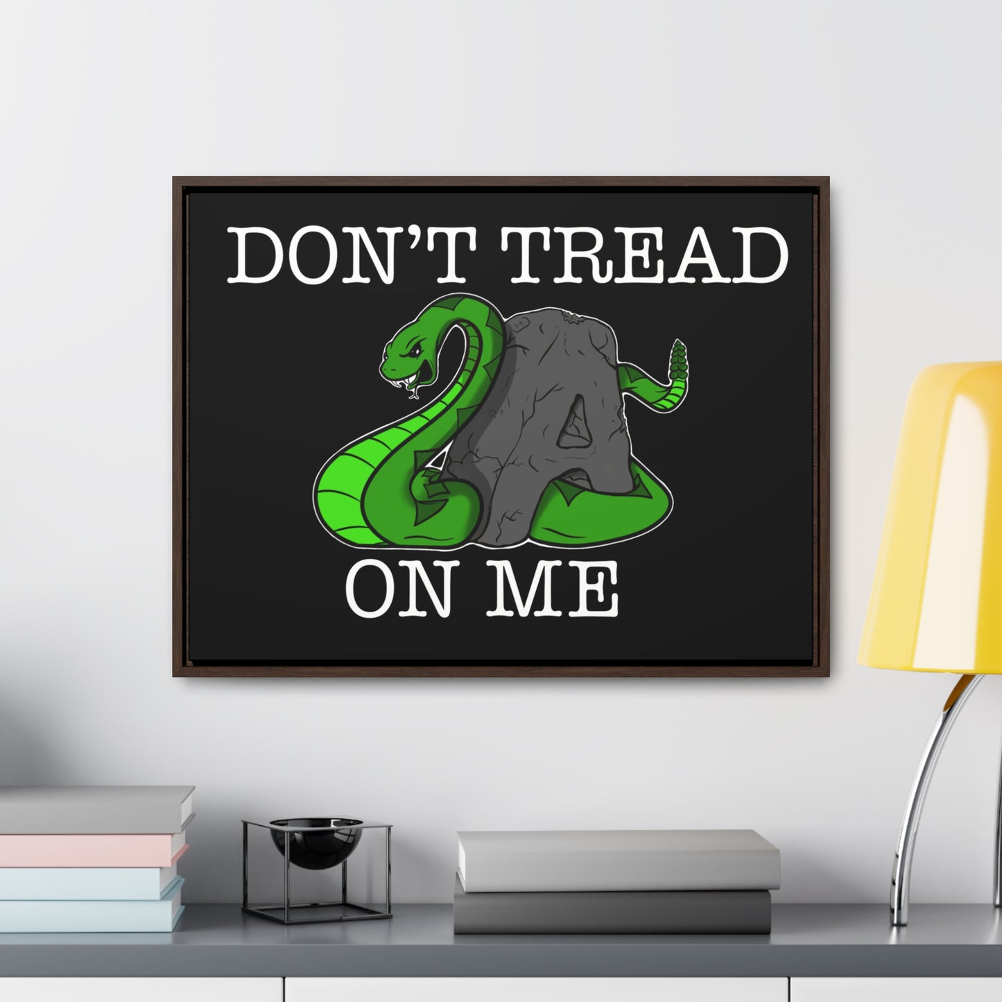 Don’t tread. Gallery Canvas Wraps, Horizontal Frame