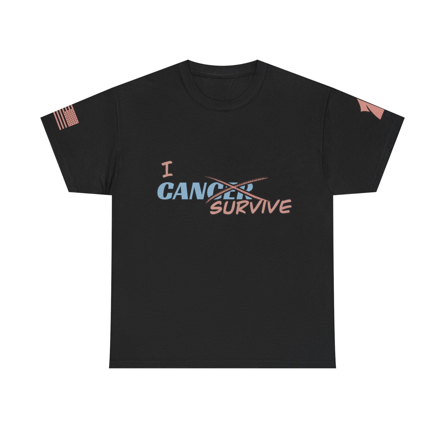 Can Survive Unisex Heavy Cotton Tee - Celebrate Strength and Resilience