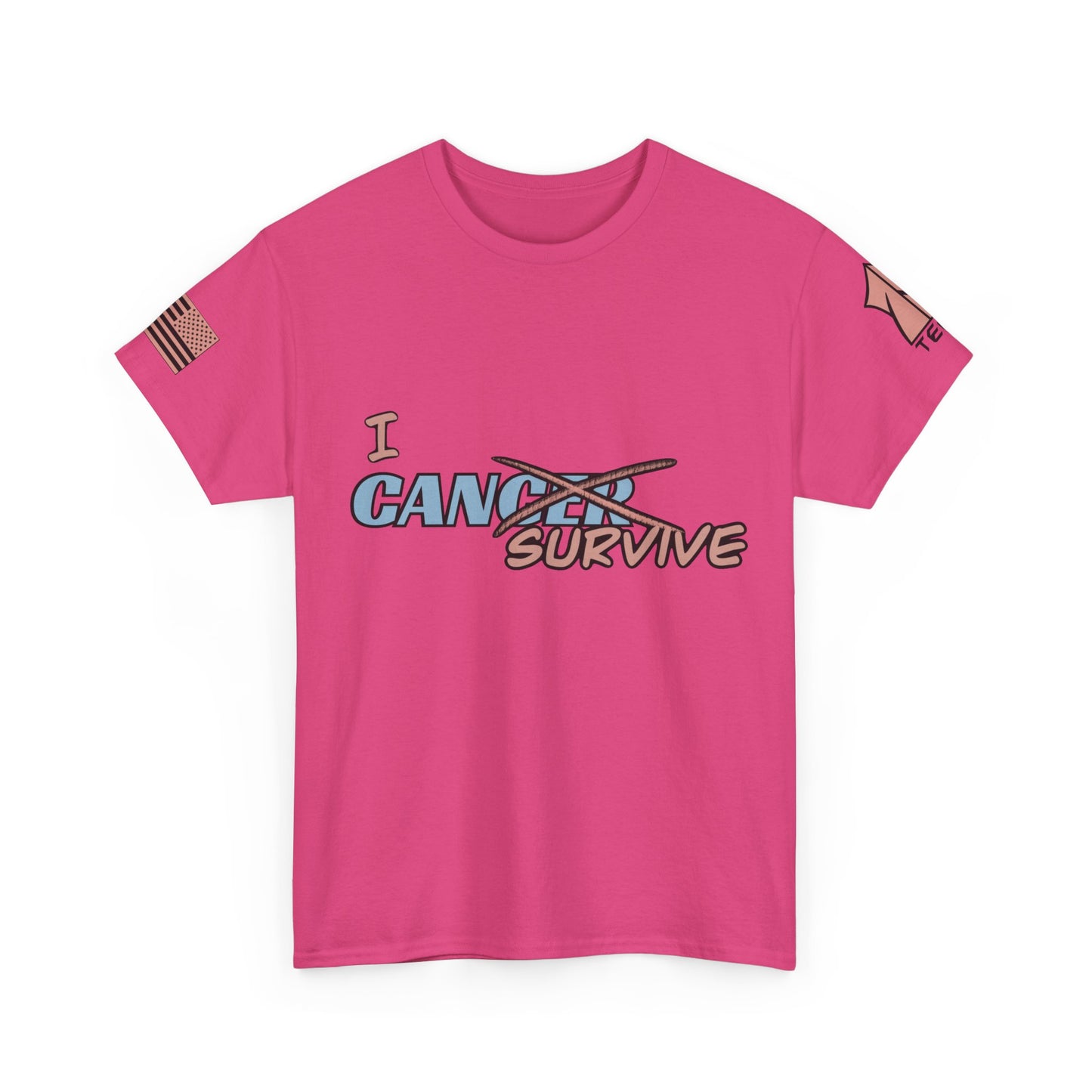 Can Survive Unisex Heavy Cotton Tee - Celebrate Strength and Resilience