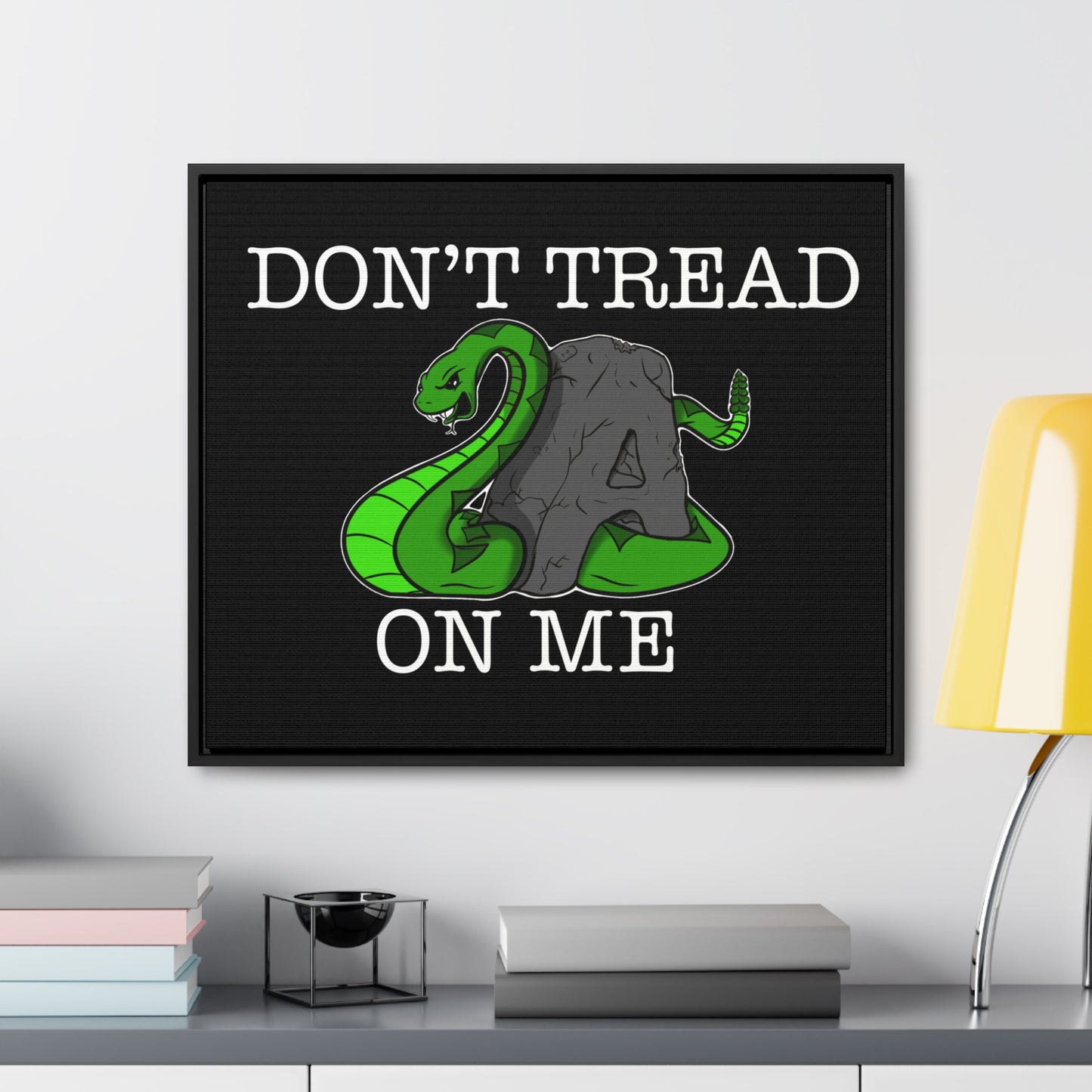 Don’t tread. Gallery Canvas Wraps, Horizontal Frame