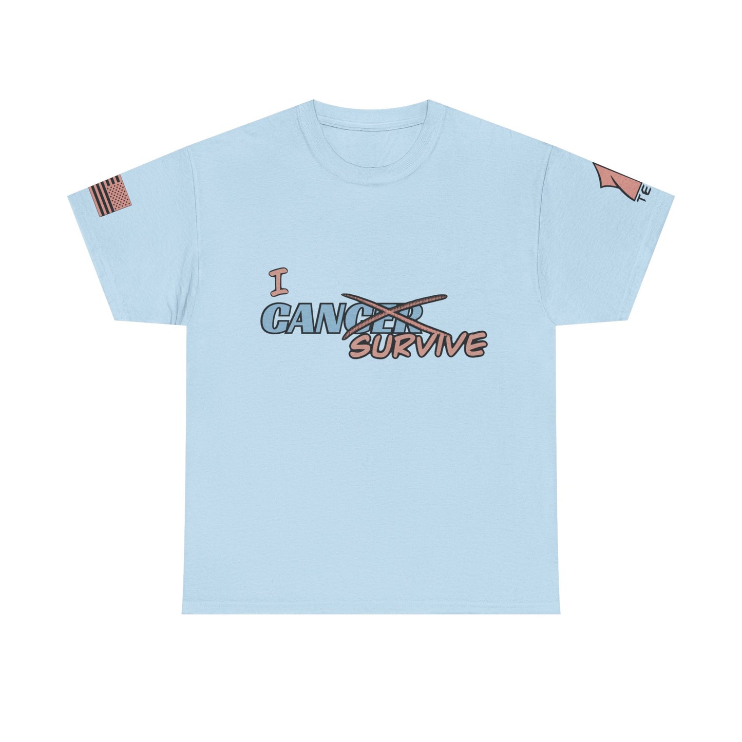 Can Survive Unisex Heavy Cotton Tee - Celebrate Strength and Resilience